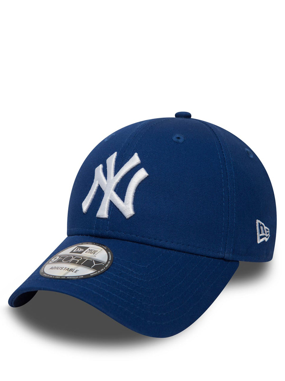 New Era 9FORTY cappello blu royal con logo bianco