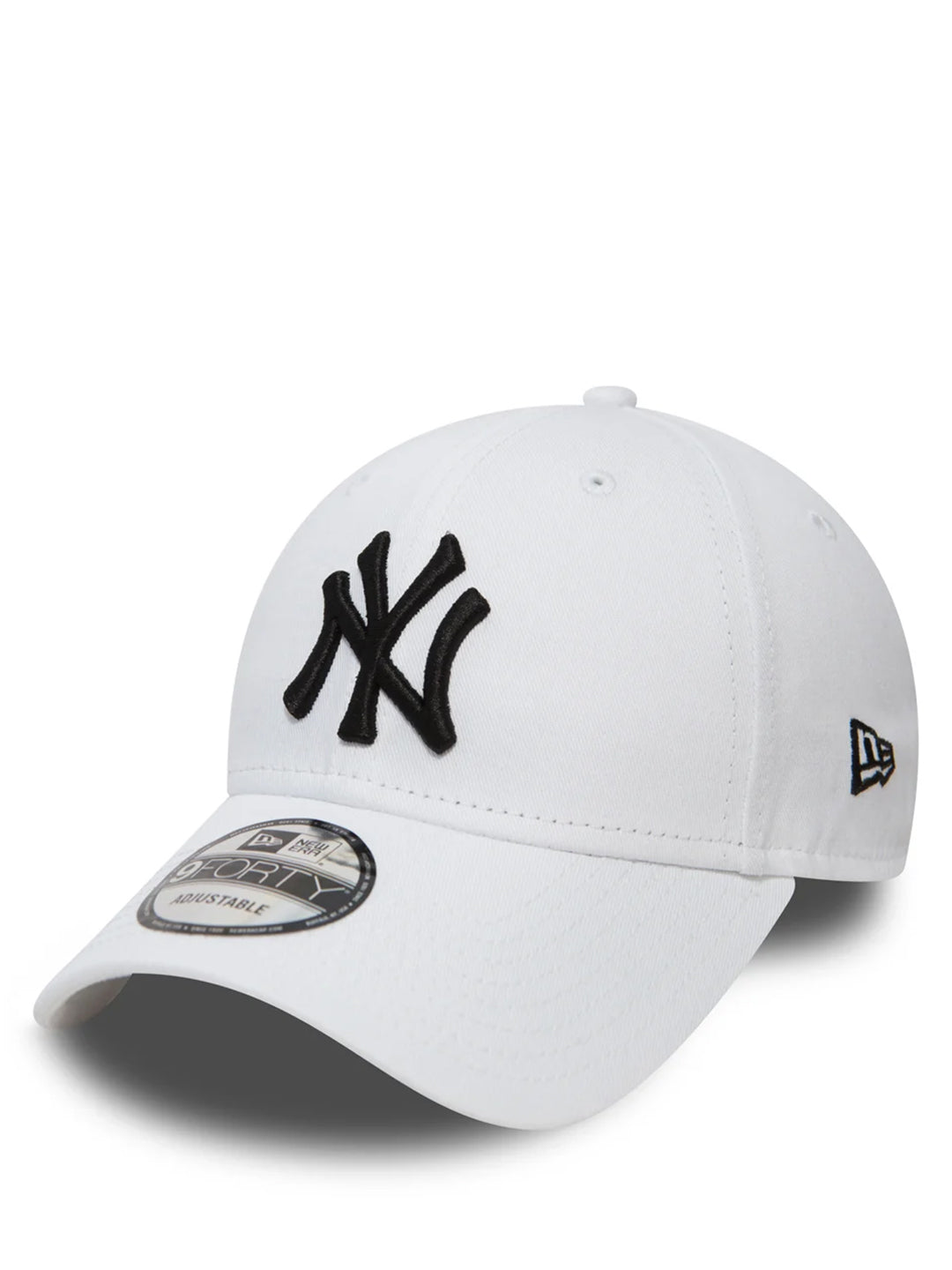 New Era 9Forty cappello bianco con logo nero