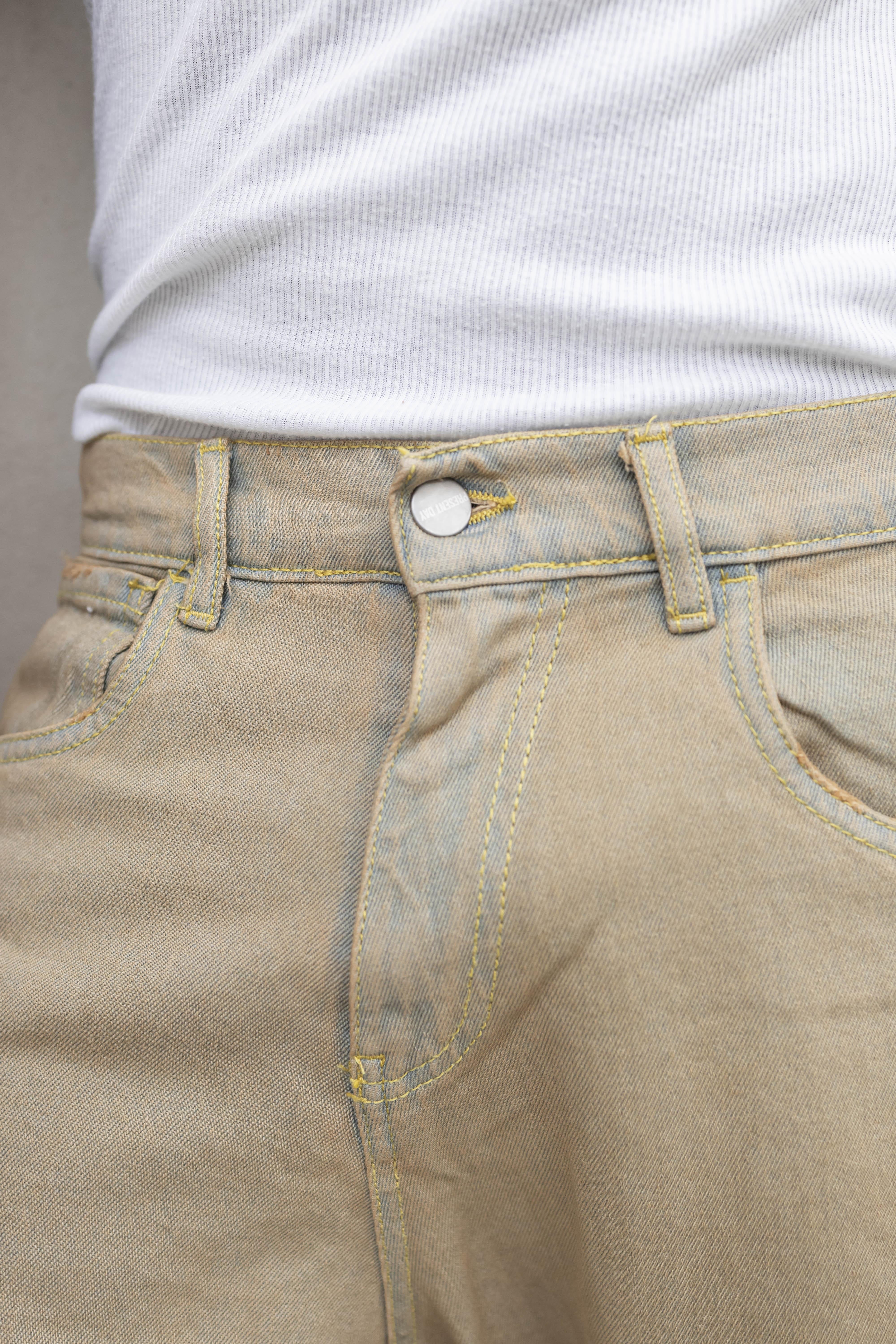 Present Day coordinato beige in denim PRS013 BEIGE PRESENT DAY