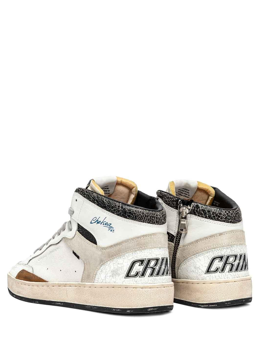 Crime Chelsea Mid sneakers bianco 11230 BIANCO CRIME