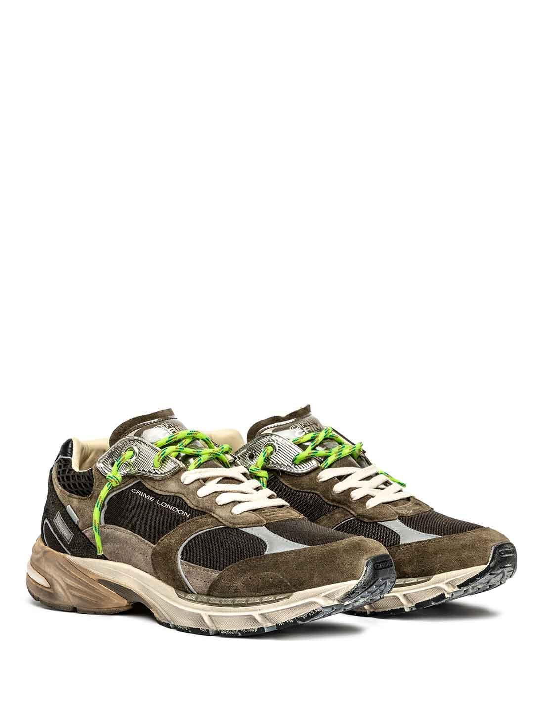 Crime Fugitive 9094 sneakers verde running 11301 VERDE CRIME