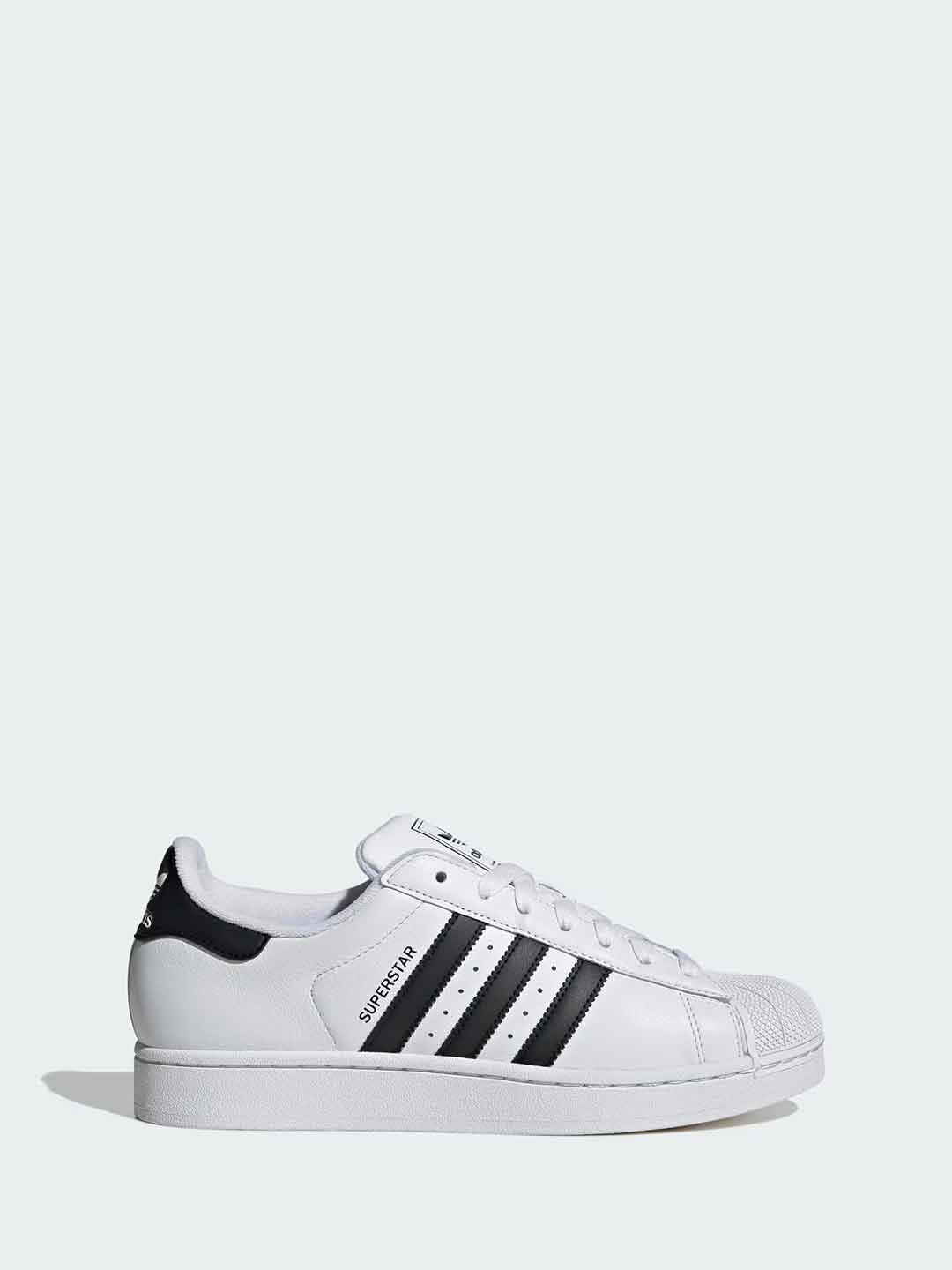 Adidas Superstar sneakers bianco e nero IH8659 BIANCO ADIDAS