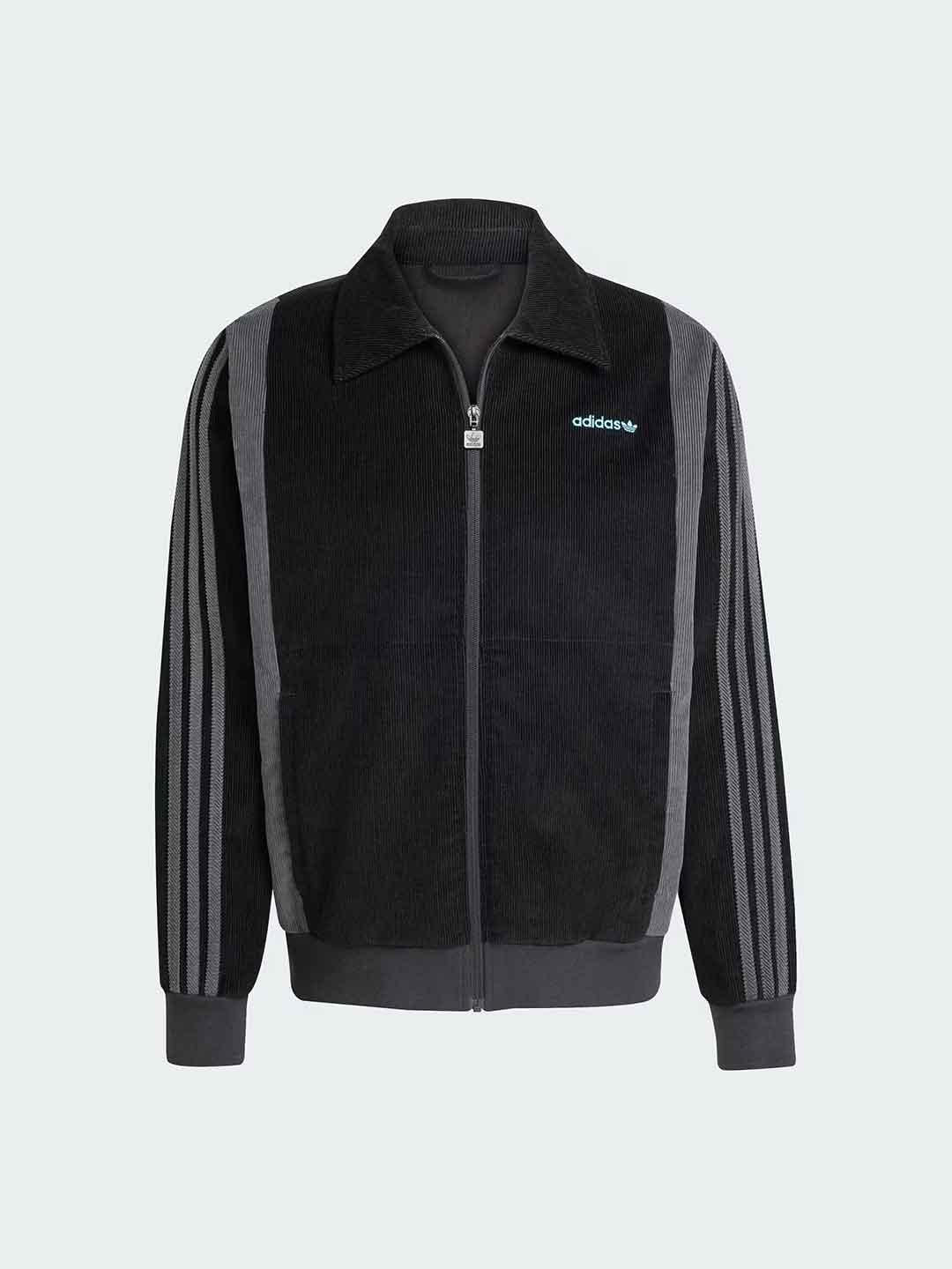 Adidas giubbino nero a coste JX3085 NERO ADIDAS