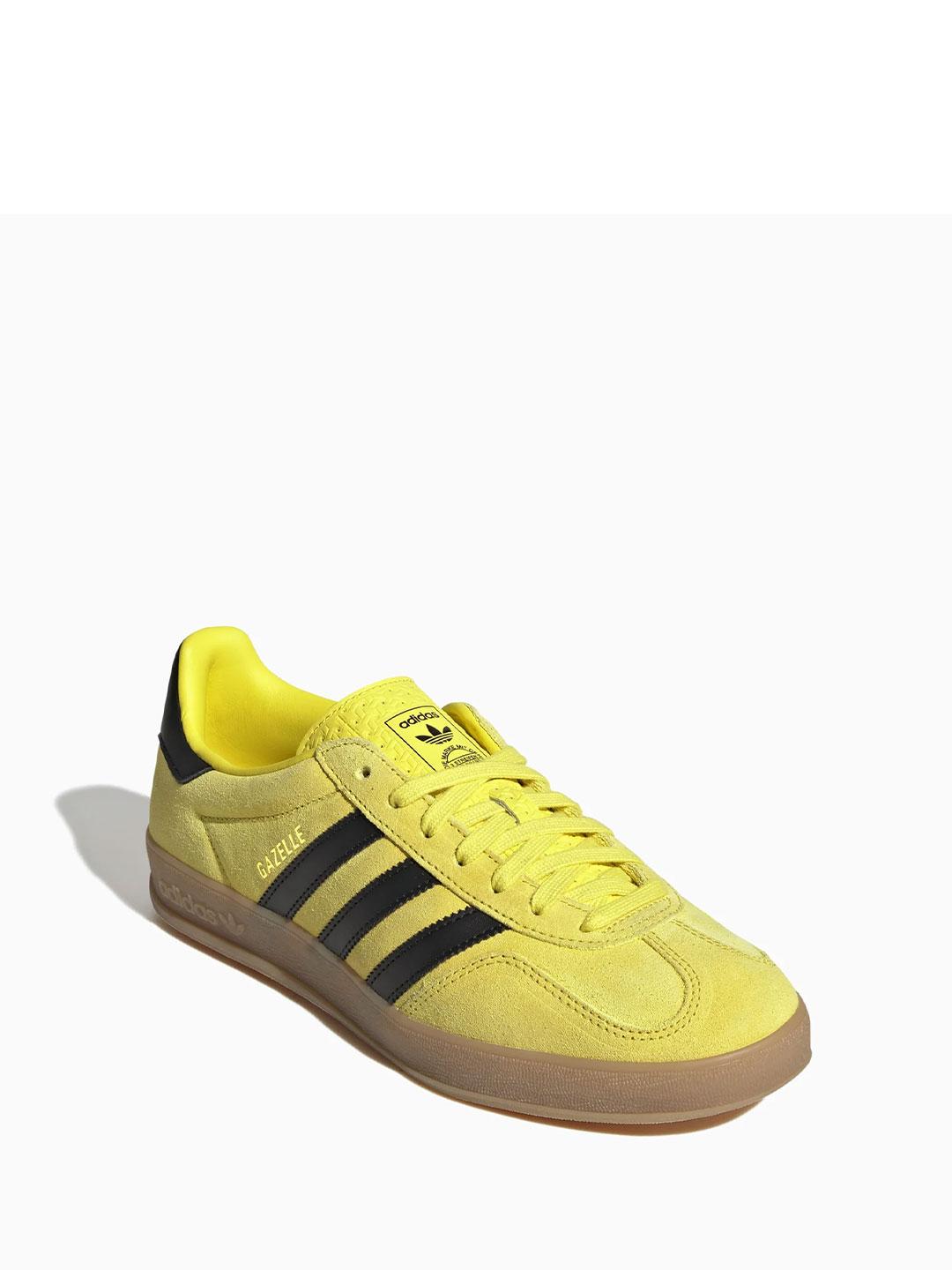 Adidas Gazelle Indoor sneakers giallo e nero JR6303 GIALLO ADIDAS