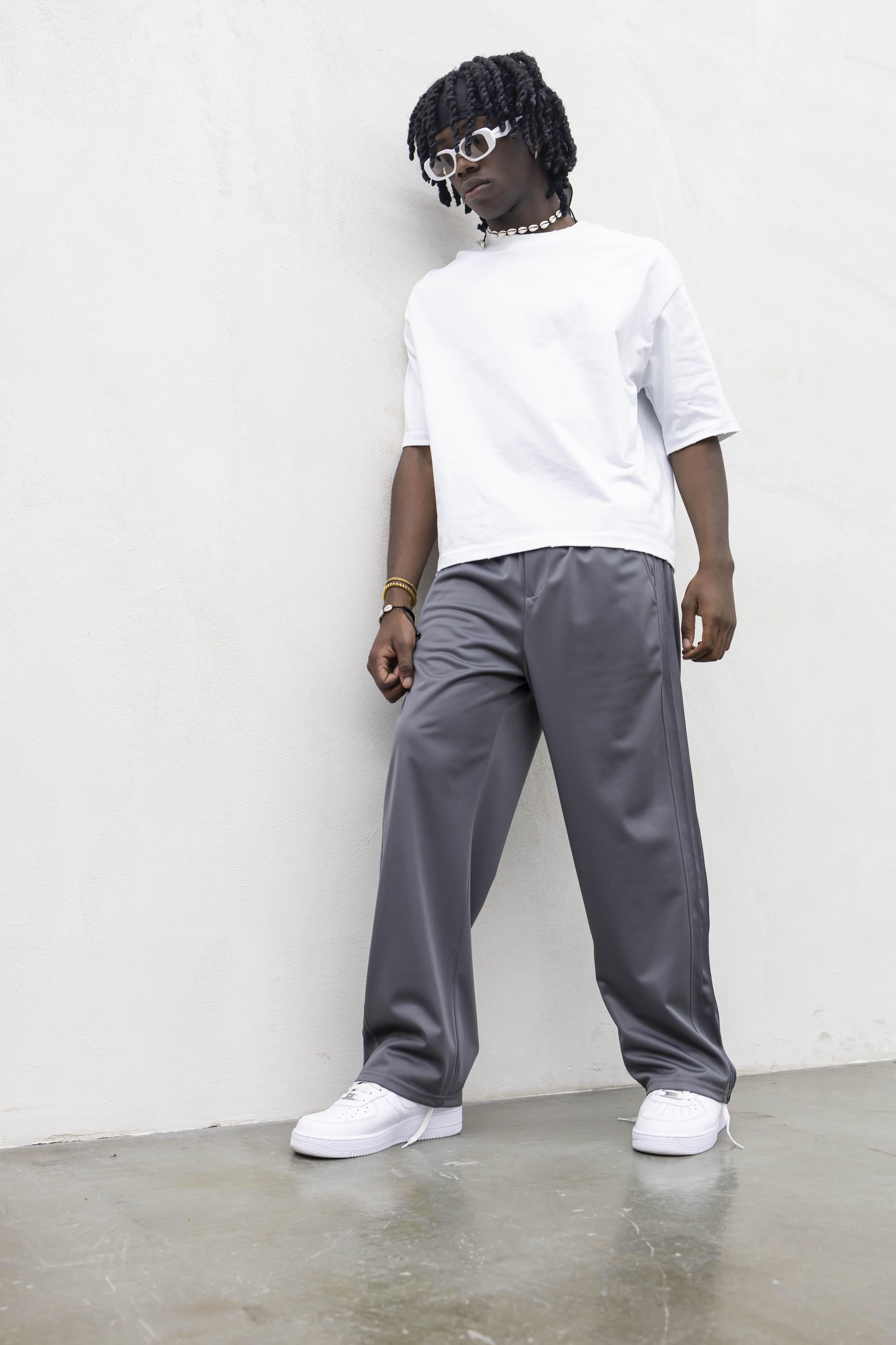 Present Day pantalone grigio acetato PRS021 GRIGIO PRESENT DAY