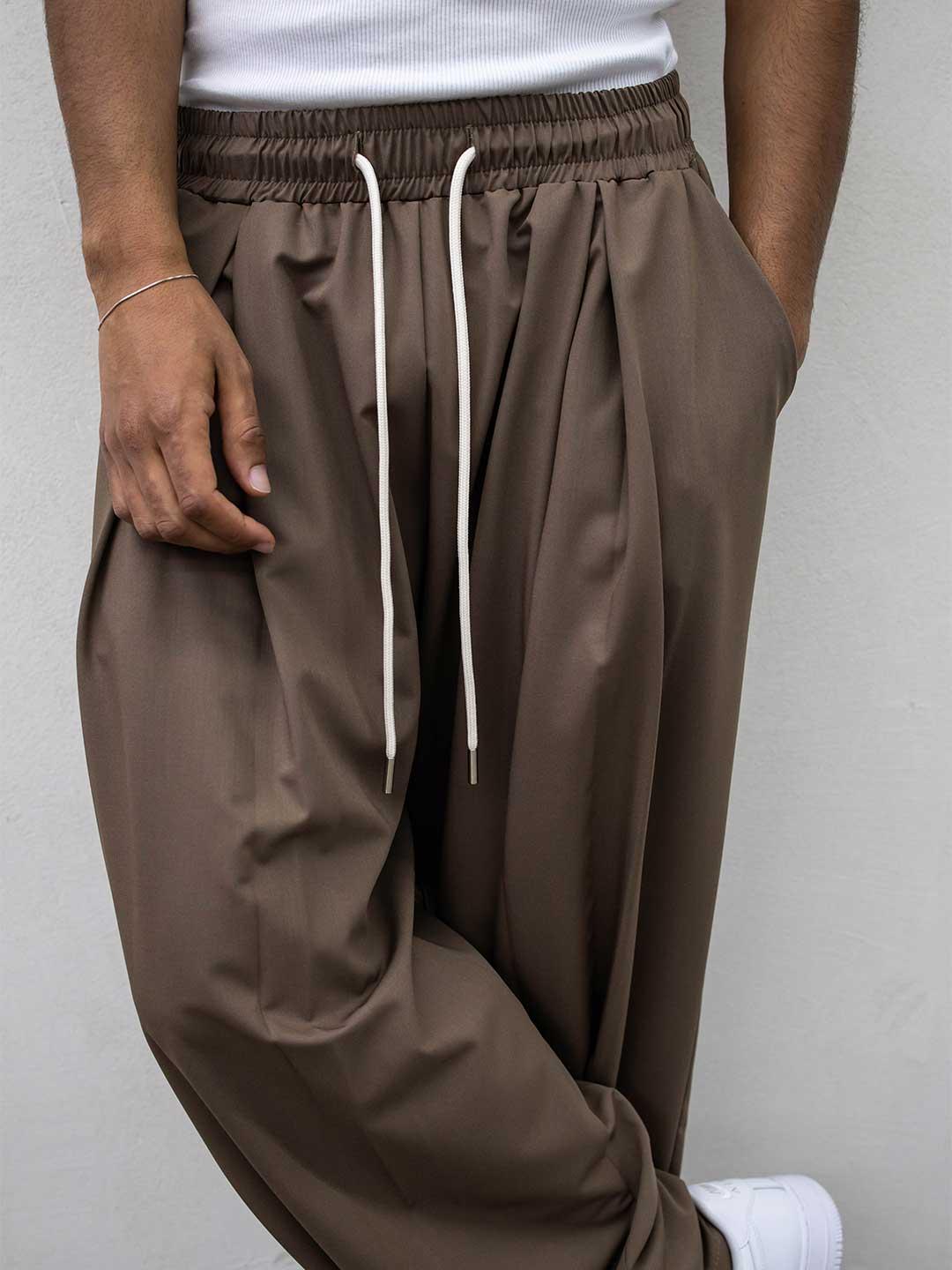 Tokyo pantalone marrone deep pinces TKN043 MARRONE TOKYO