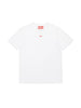 Diesel Tdiegord t-shirt bianco con logo mini