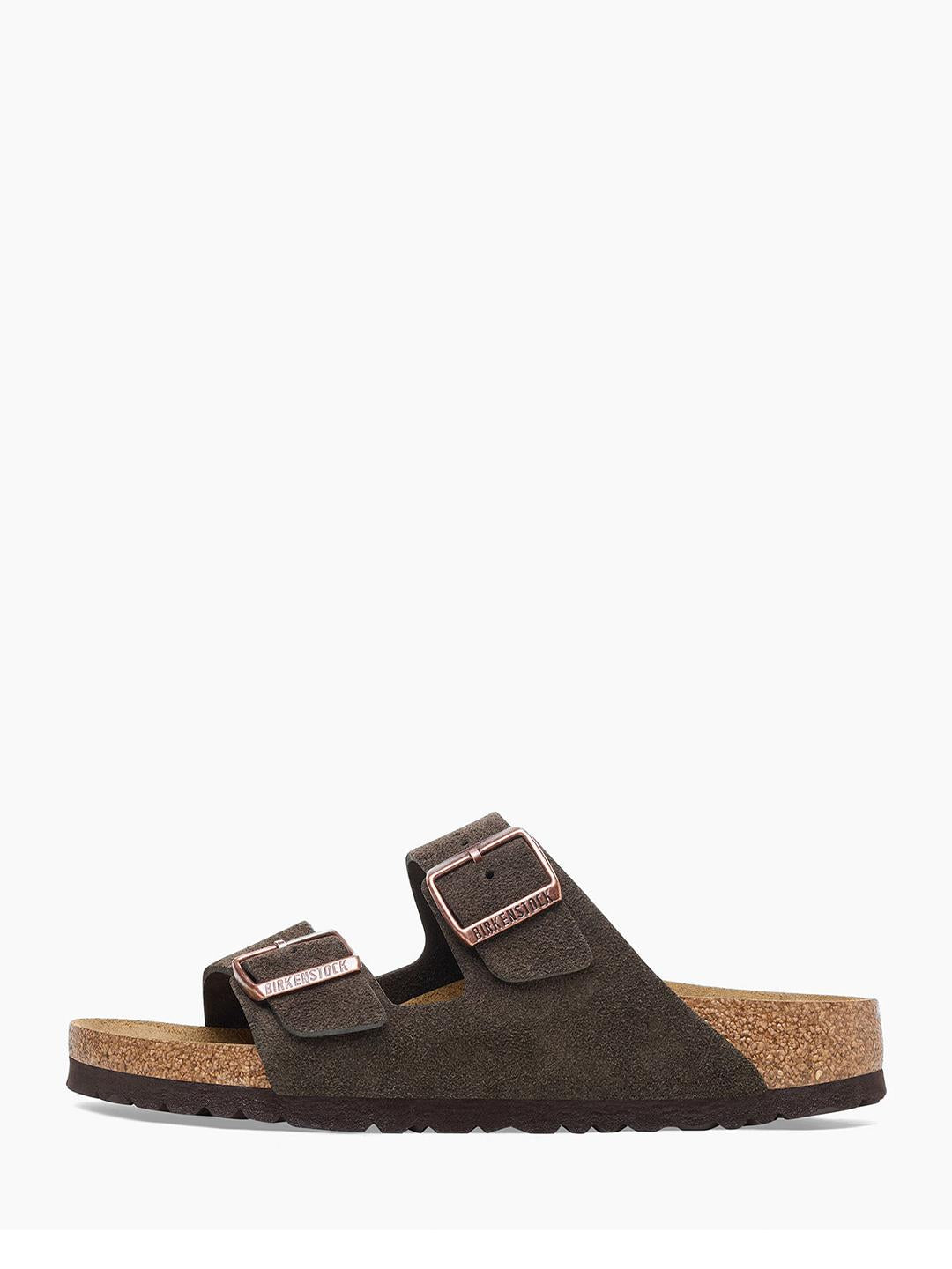 Birkenstock Arizona Bs sandali marrone in nabuk 1027083 MARRONE BIRKENSTOCK