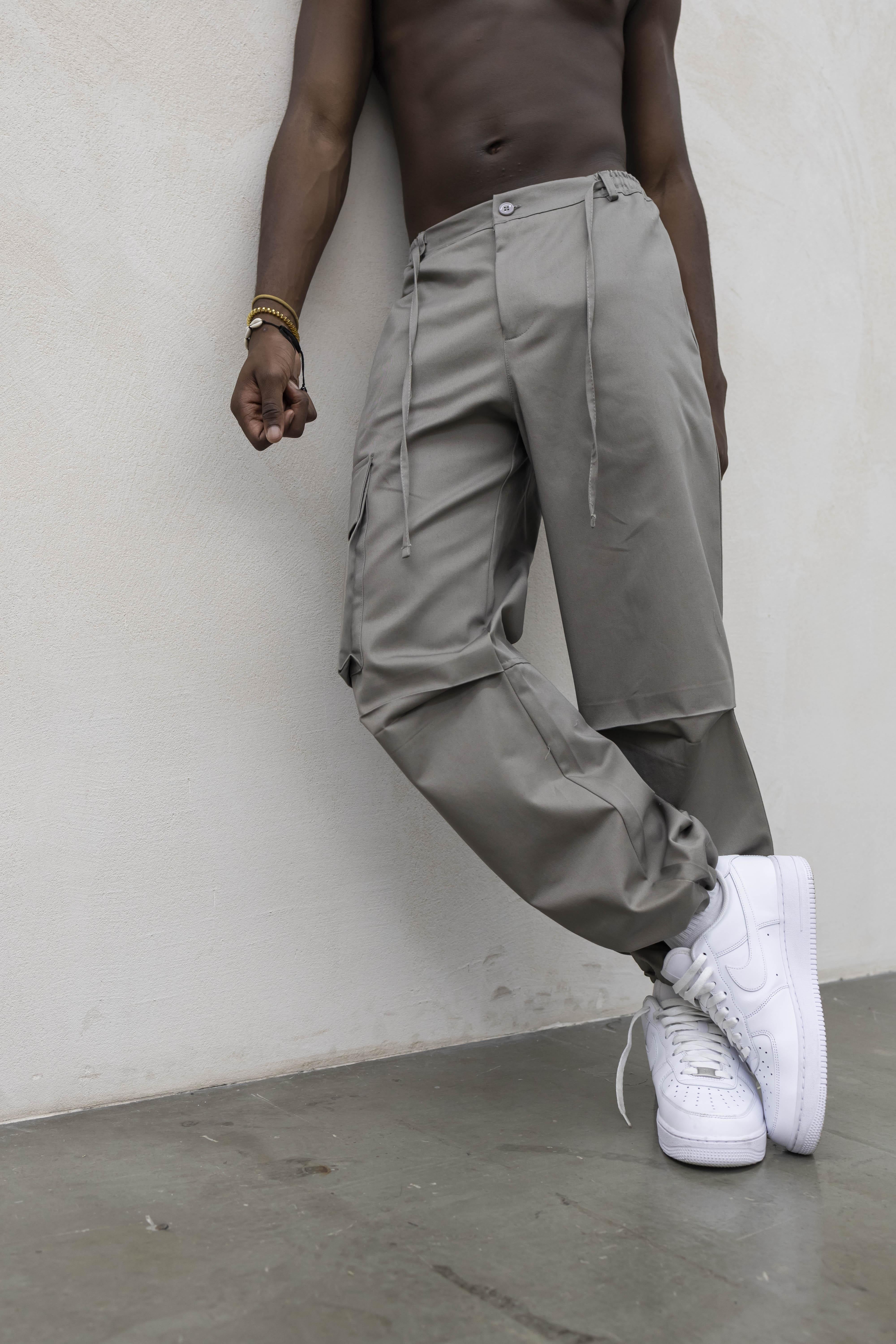 Present Day pantalone fango cargo PRS001 FANGO PRESENT DAY