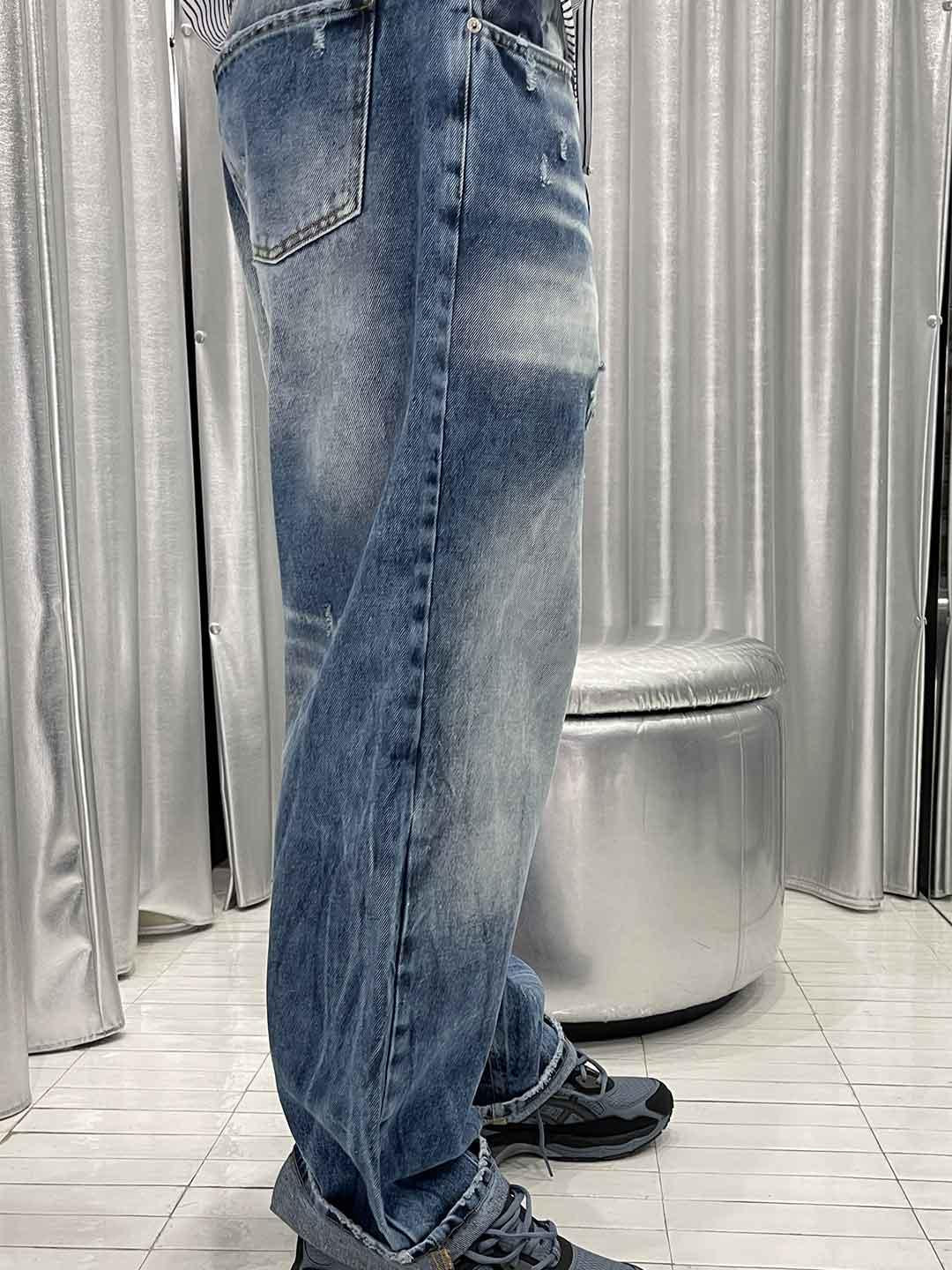 Cianotic Marbie jeans baggy SUPER BAGGY MARBIE JEANS CIANOTIC