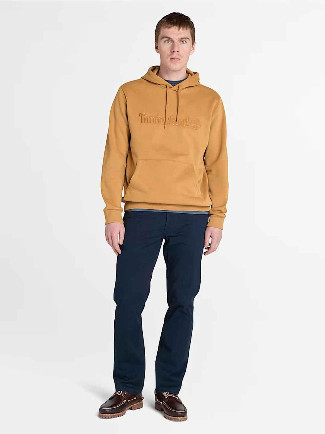 Timberland Hampton felpa cuoio con cappuccio TB0A6VFJ CUOIO TIMBERLAND