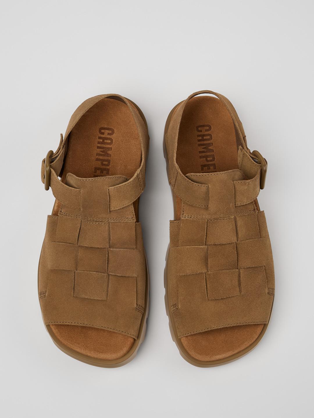 Camper Brutus Sandal sandali beige con fibbia regolabile K100778-007 BEIGE CAMPER