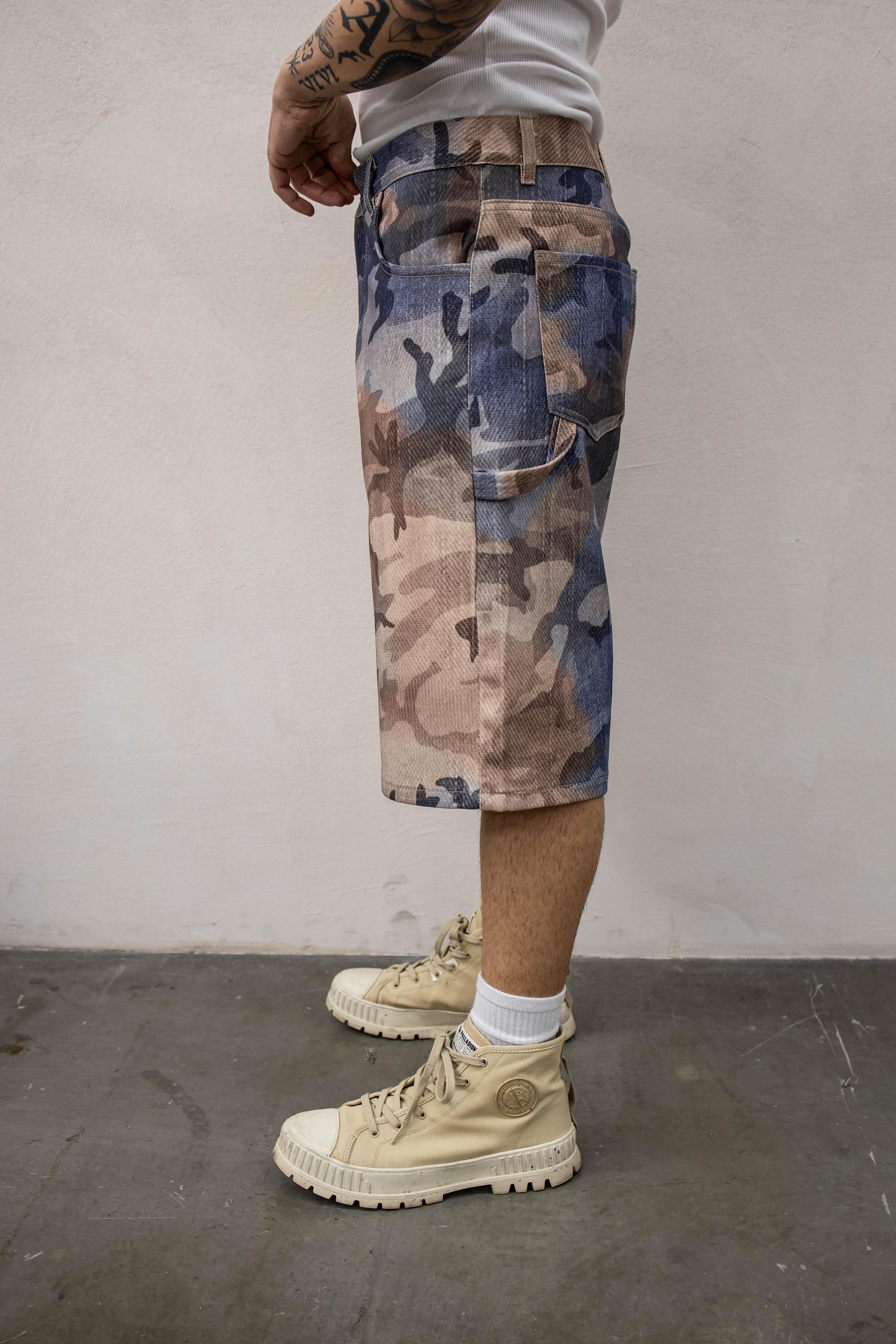 Present Day bermuda beige mimetico PDP047 BLU PRESENT DAY