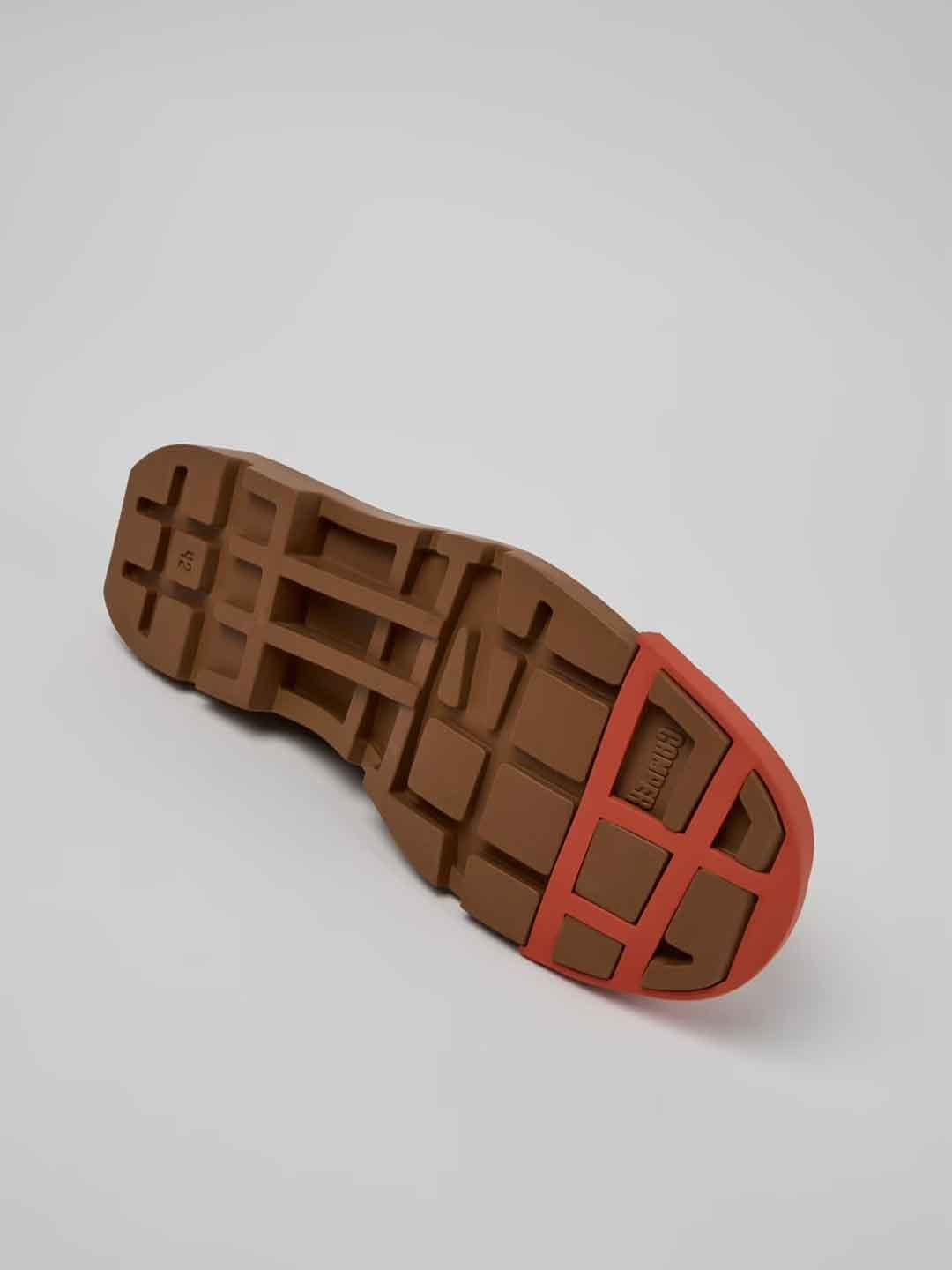 Camper Junction sneakers marrone con punta arancio KI00872 038 MARRONE CAMPER