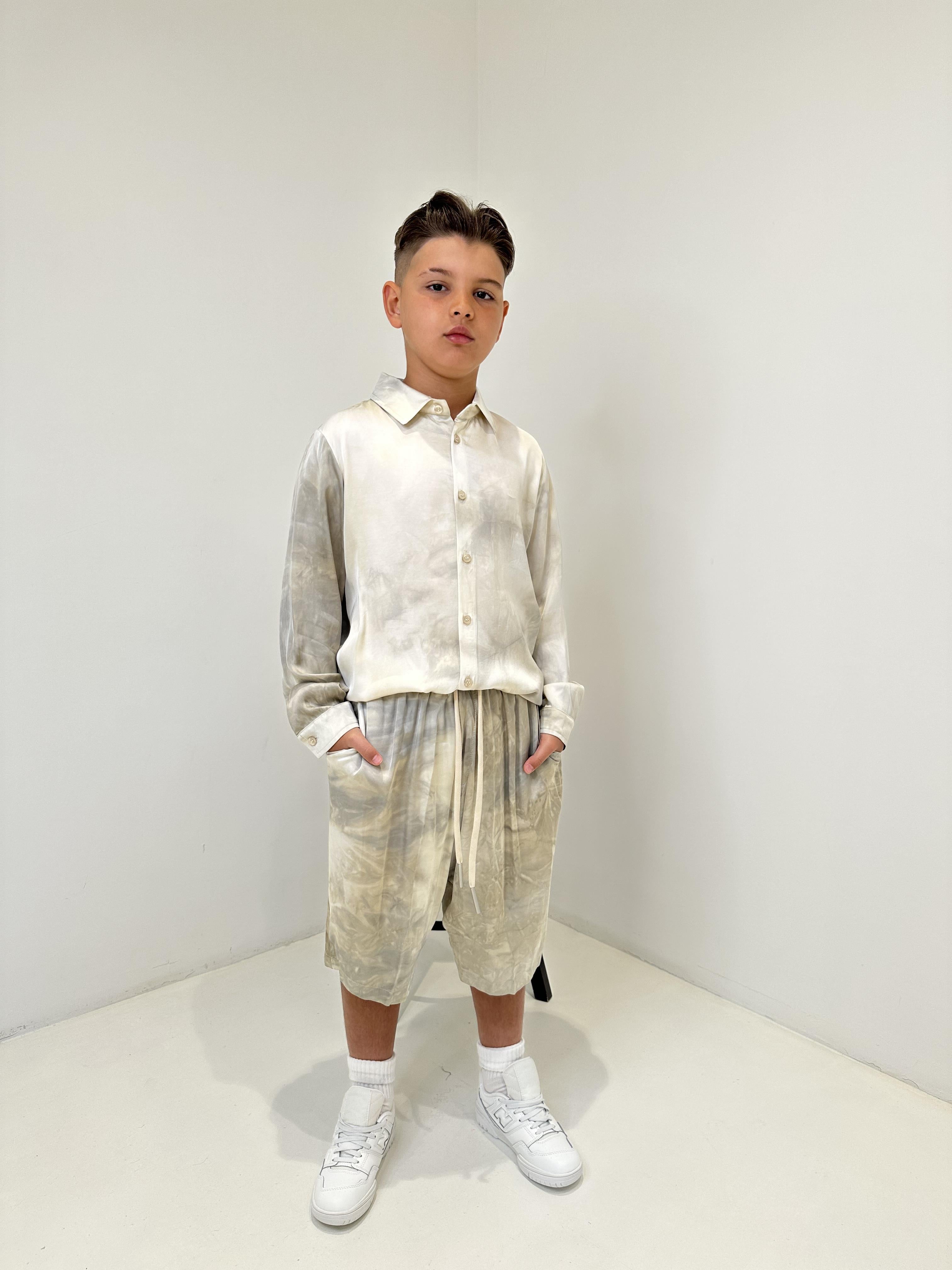 Yes London camicia kids panna JR6030-CM PANNA YES LONDON