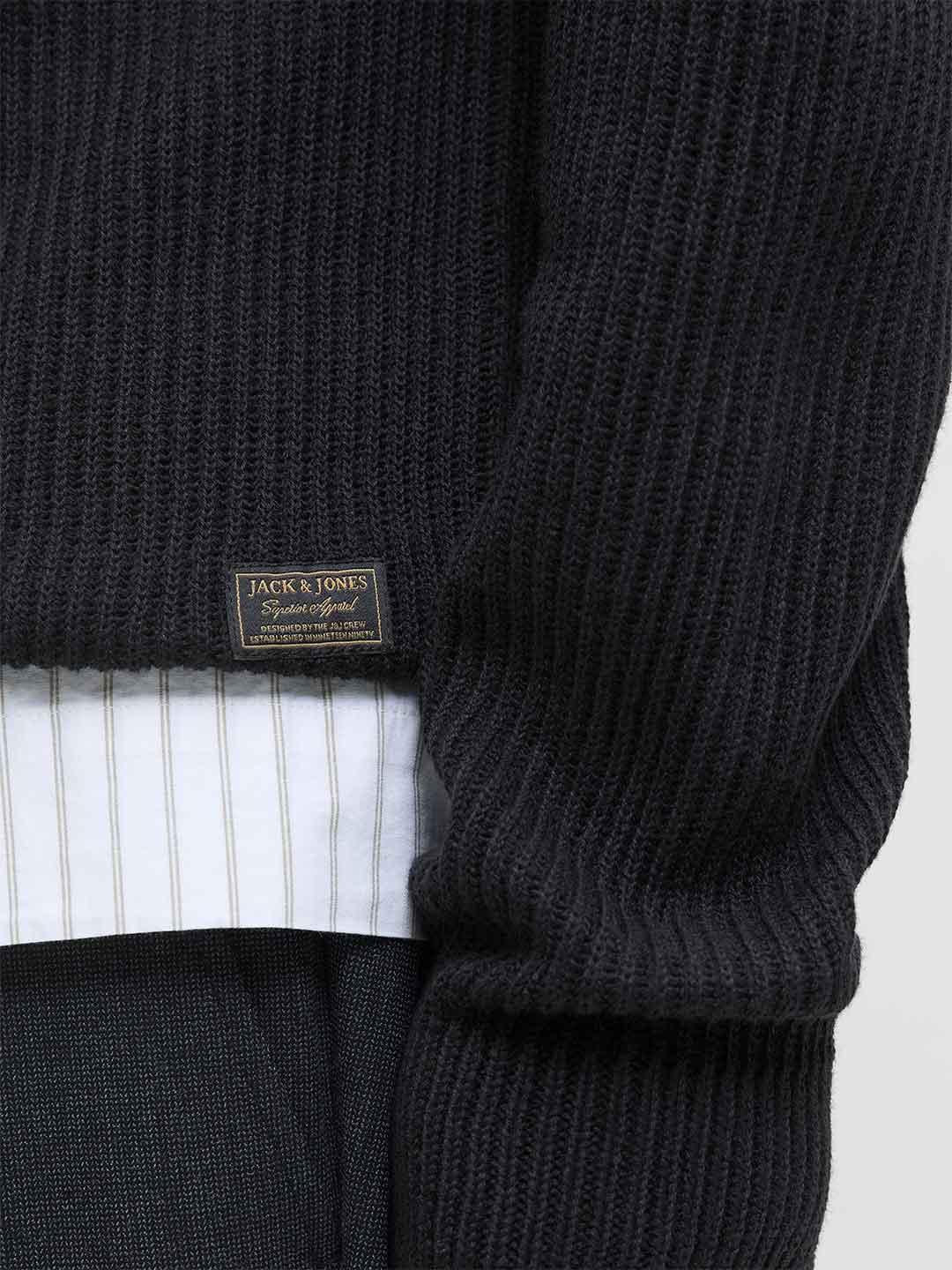 Jack & Jones maglione nero 12278916 NERO JACK & JONES