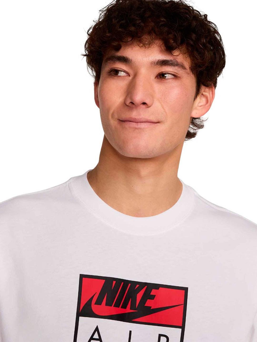 Nike t-shirt bianco Air HJ0578-100 BIANCO NIKE