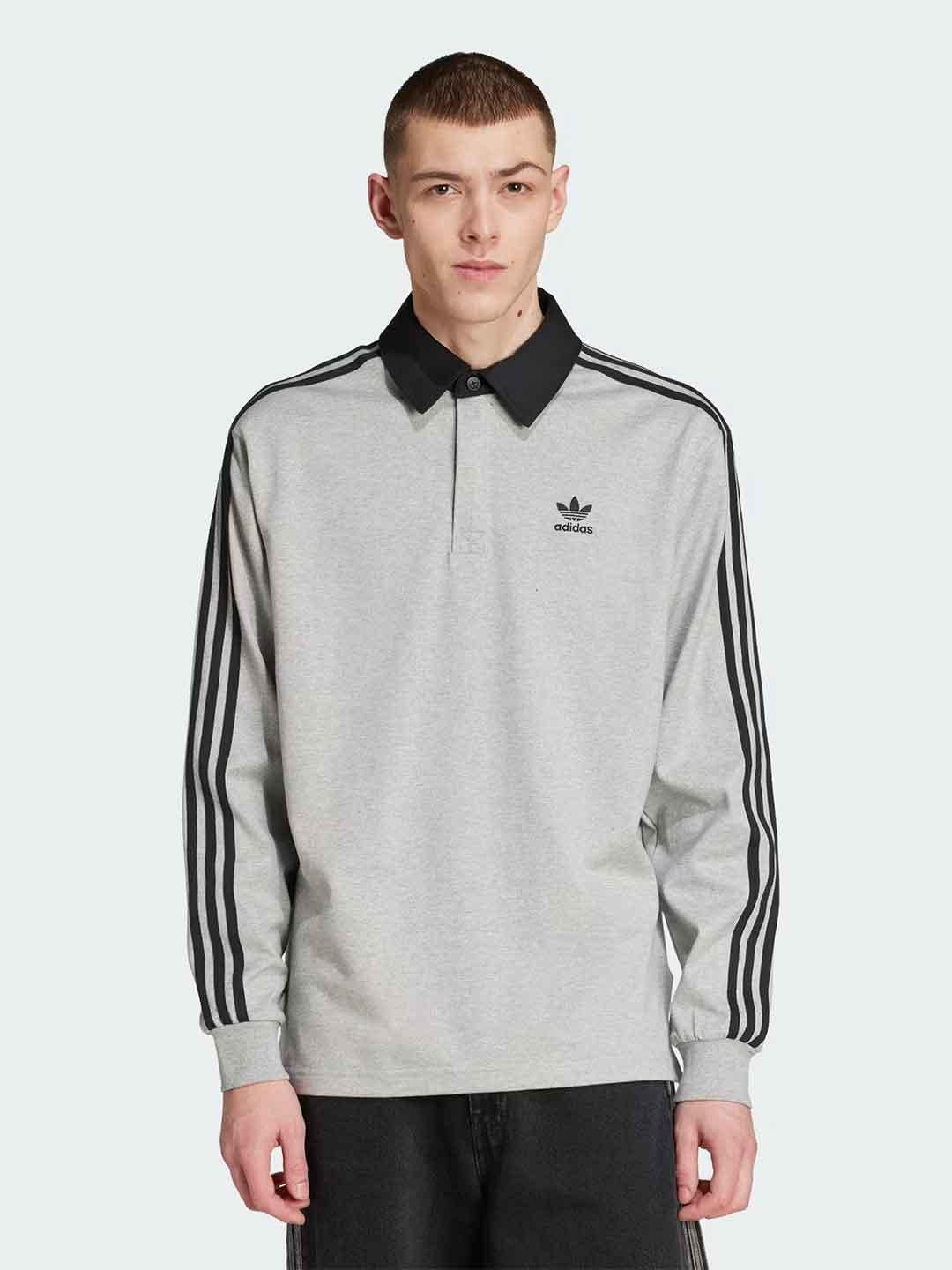 Adidas polo grigio JY1399 GRIGIO ADIDAS