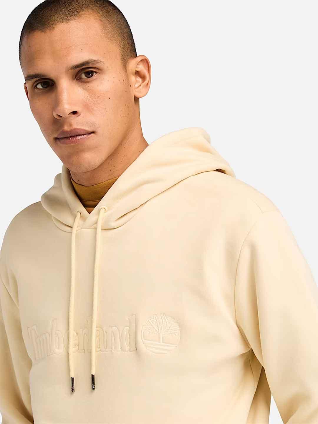 Timberland Hampton felpa panna con cappuccio TB0A6VFJ PANNA TIMBERLAND