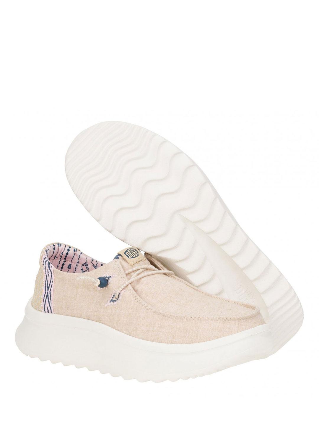 Hey Dude Wendy sneakers beige 41946 BEIGE HEY DUDE