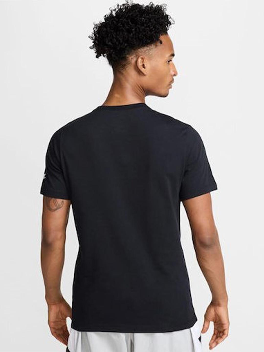 Nike t-shirt nero con logo multicolor HJ0568-010 NERO NIKE