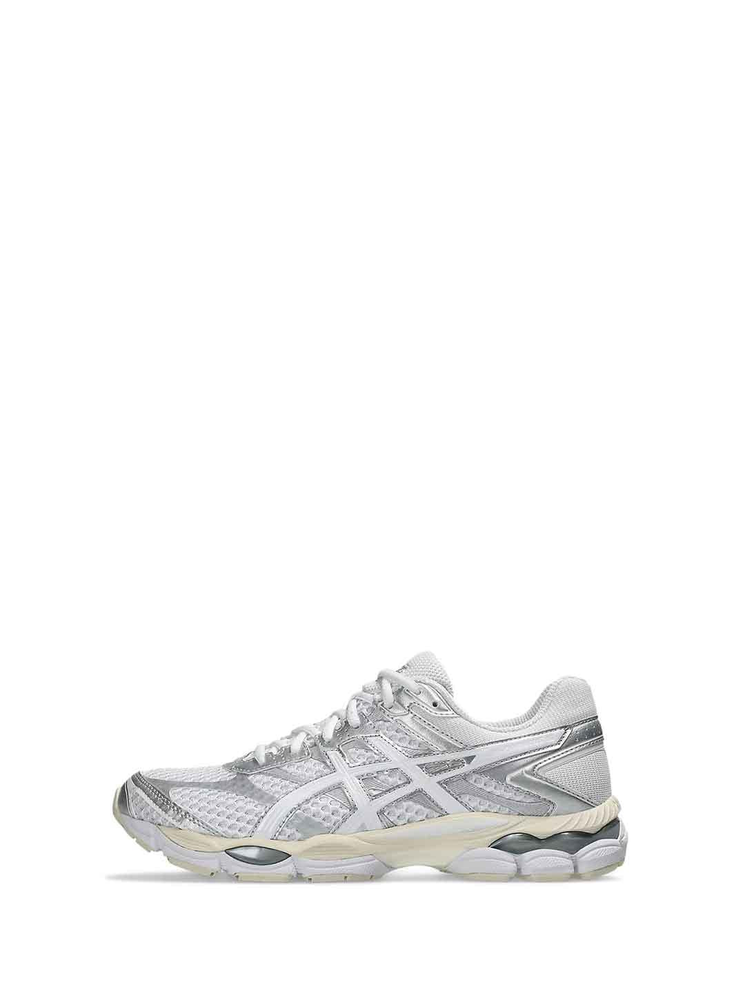 Asics Gel-Cumulus 16 sneakers bianco e argento 1203A733 102 BIANCO ASICS