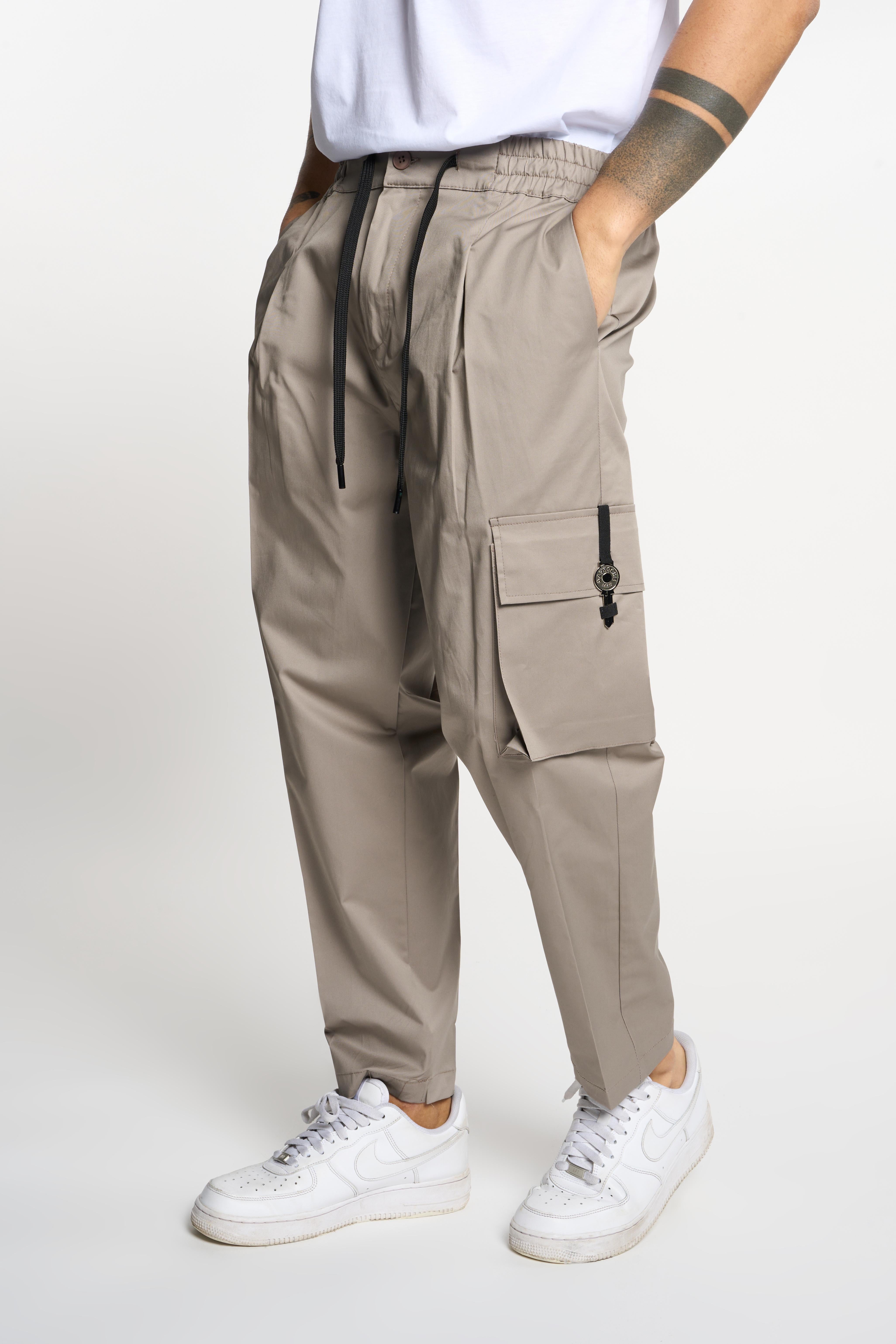 Gavroche pantaloni beige con chiave 2053 BEIGE GAVROCHE