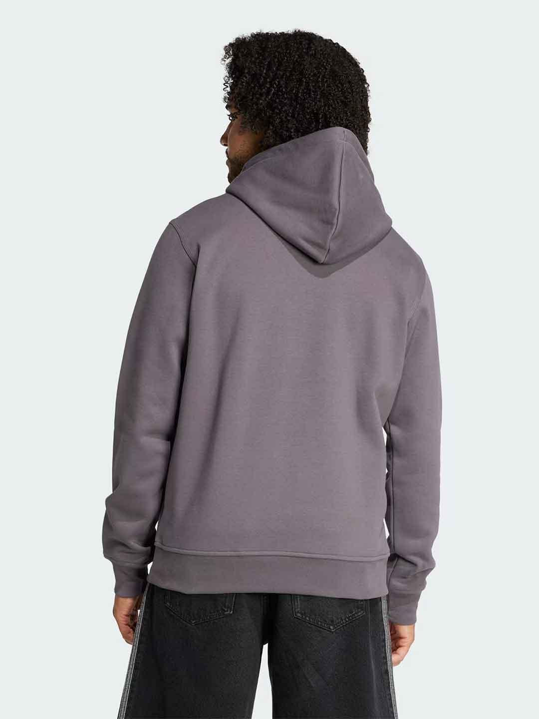 Adidas felpa grigio con cappuccio JW1063 GRIGIO ADIDAS