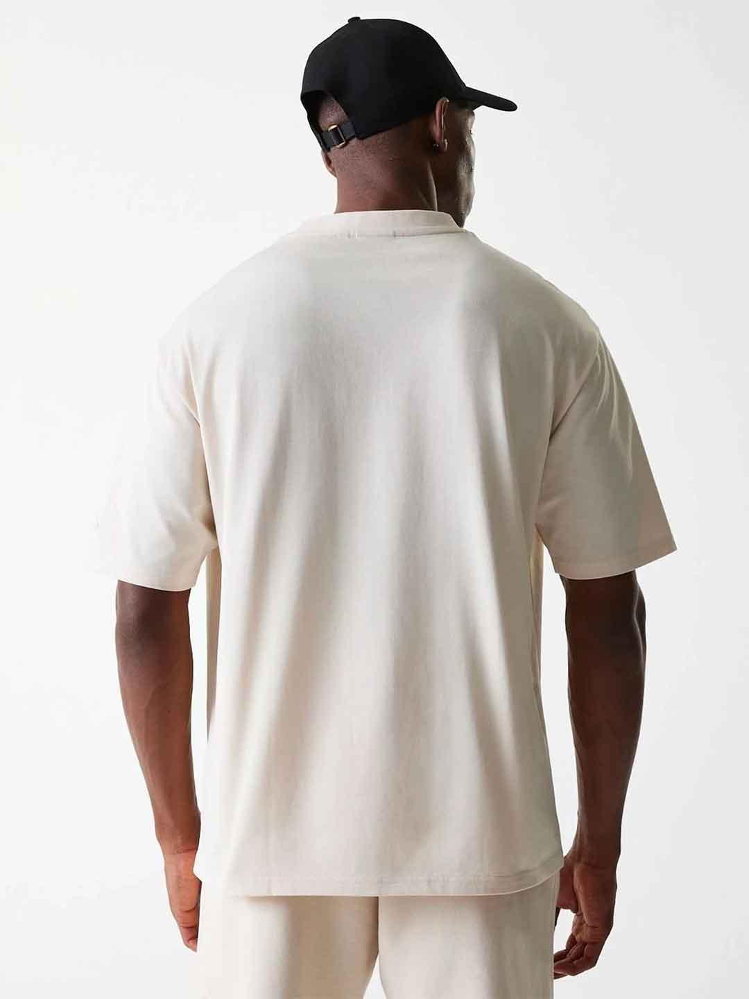 New Era t-shirt panna con logo panna 60684523 PANNA NEW ERA