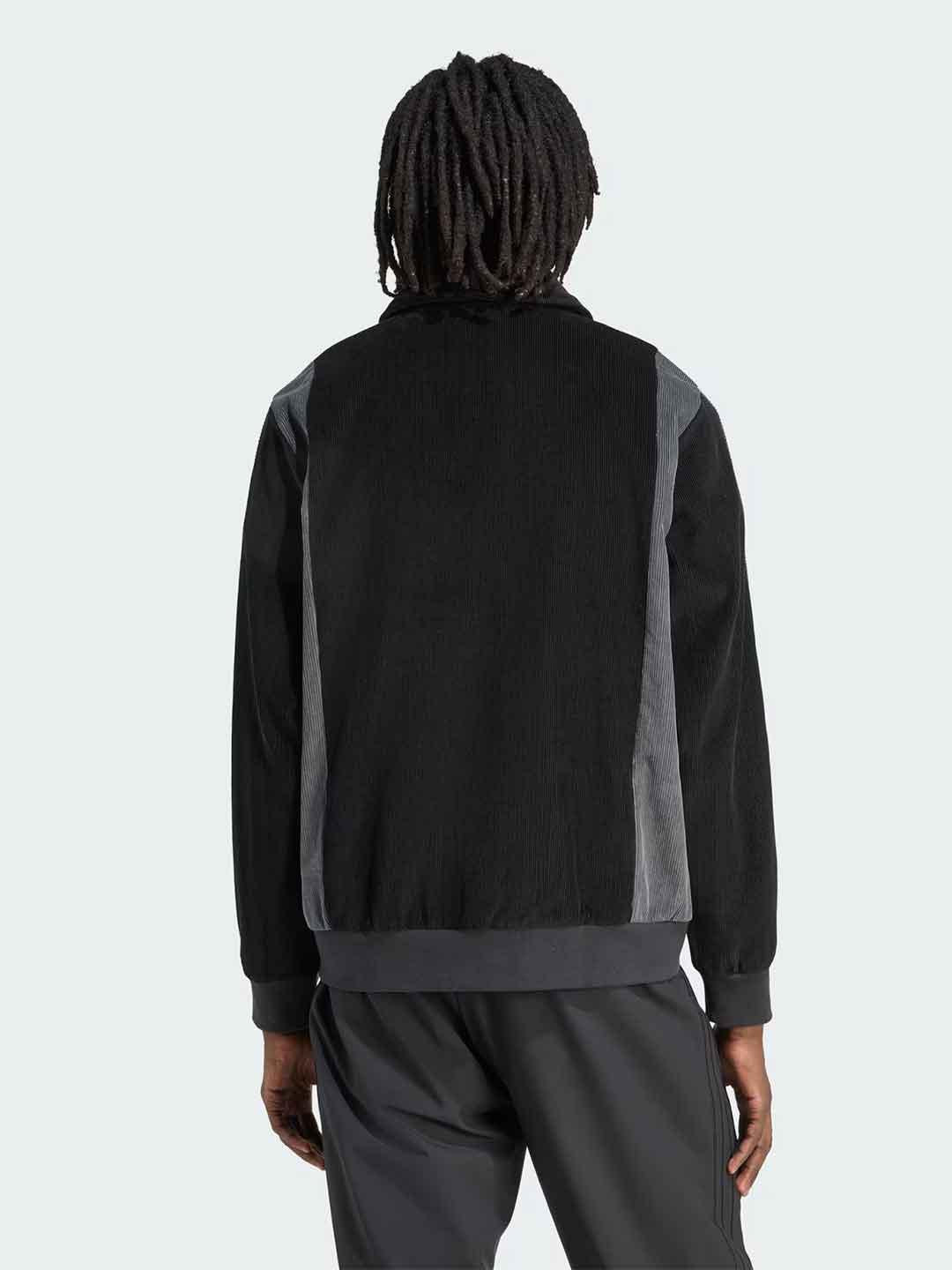 Adidas giubbino nero a coste JX3085 NERO ADIDAS