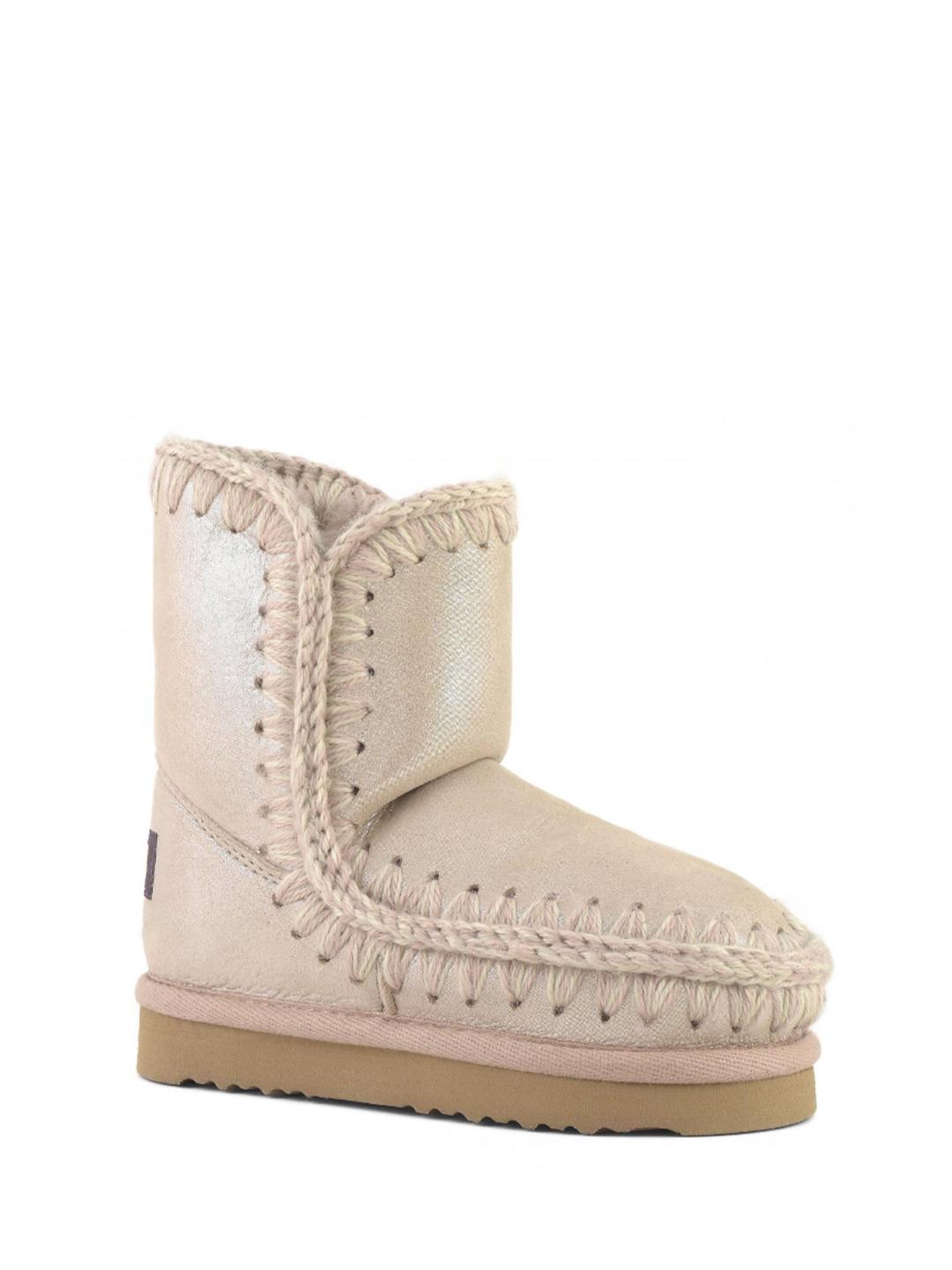 Mou Eskimo Kid stivali kids rosa laminato FK101000CJ ROSA MOU