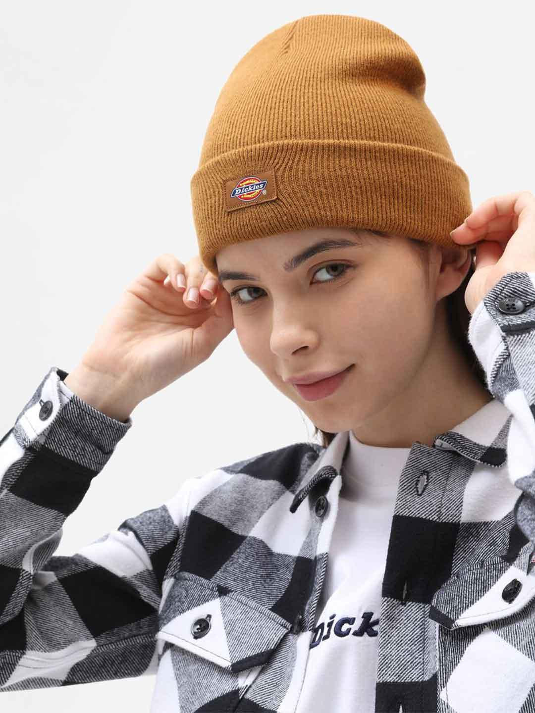 Dickies Gibsland cappello cuoio con logo DK0A4X7KBD01 CUOIO DICKIES