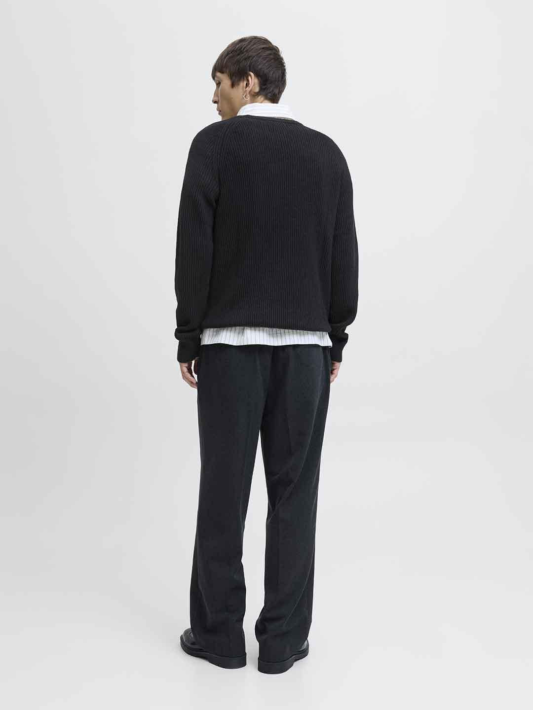 Jack & Jones maglione nero 12278916 NERO JACK & JONES