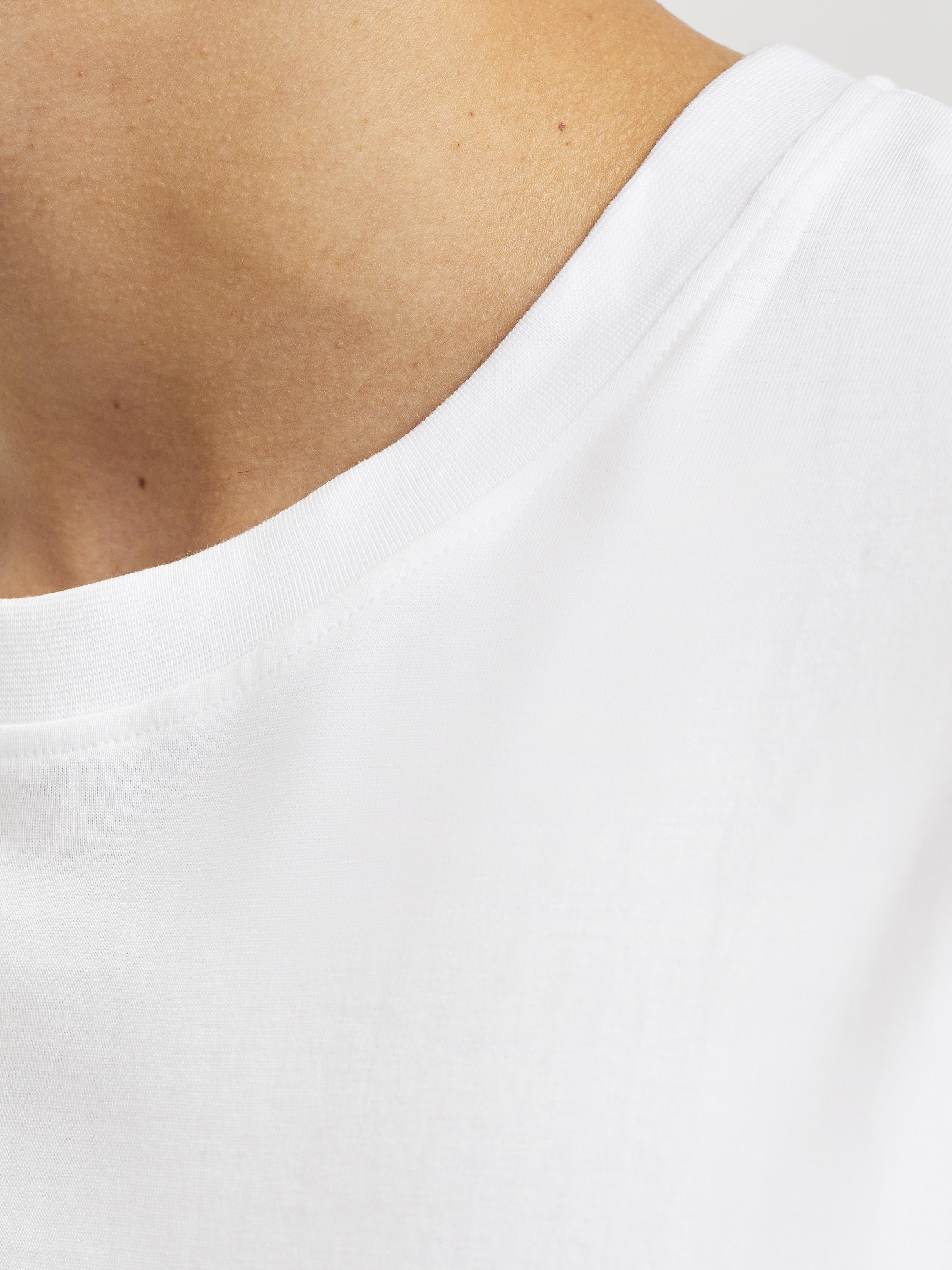 Jack & Jones t-shirt bianco con grafica grattacieli 12250421 BIANCO JACK & JONES