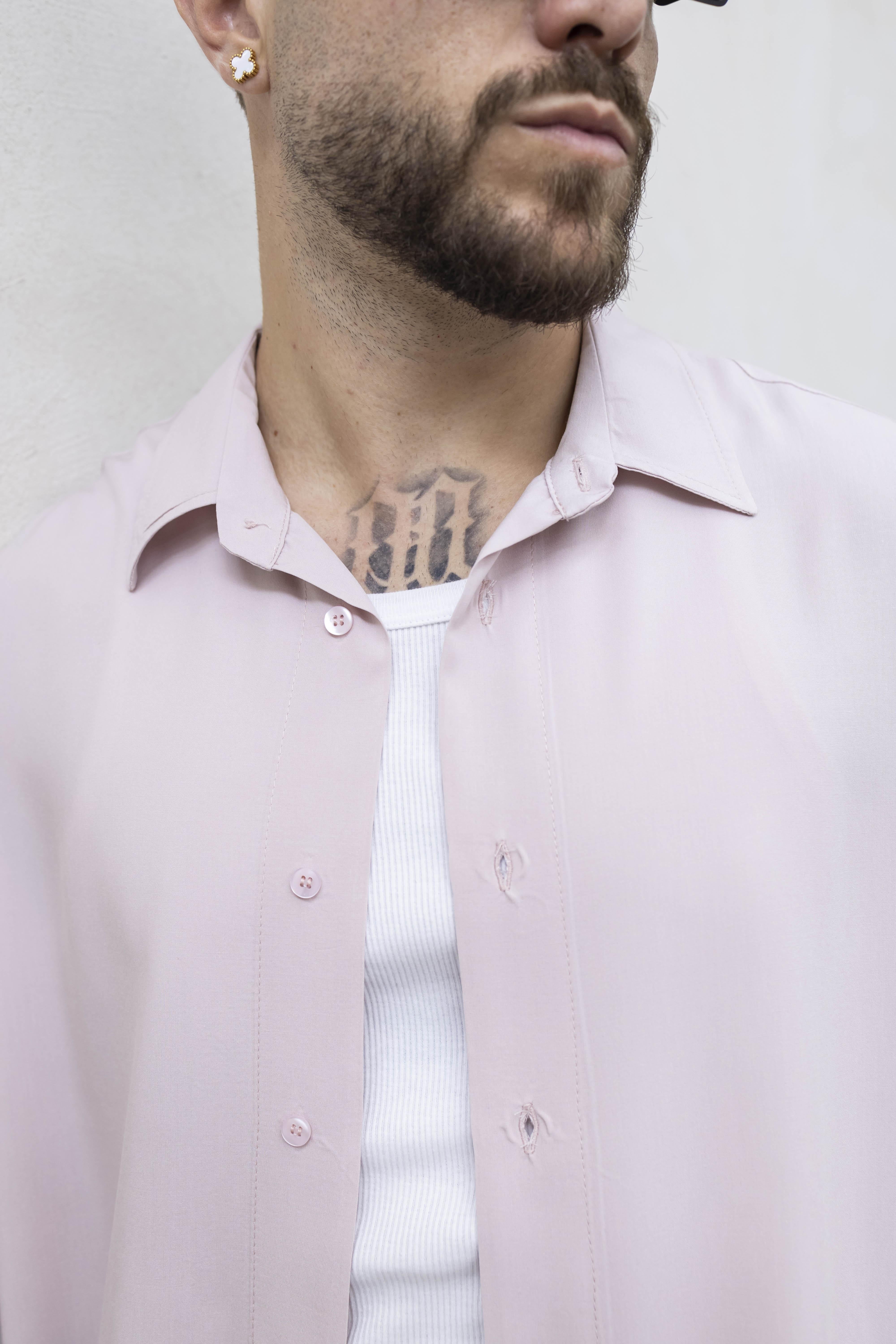 Tokyo camicia rosa manica lunga TKN061 ROSA TOKYO