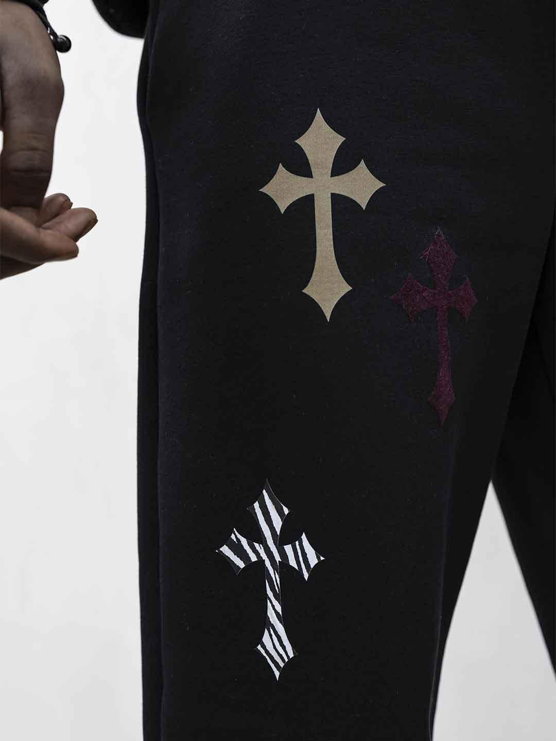 Tokyo coordinato nero con croci RB002 NERO TOKYO