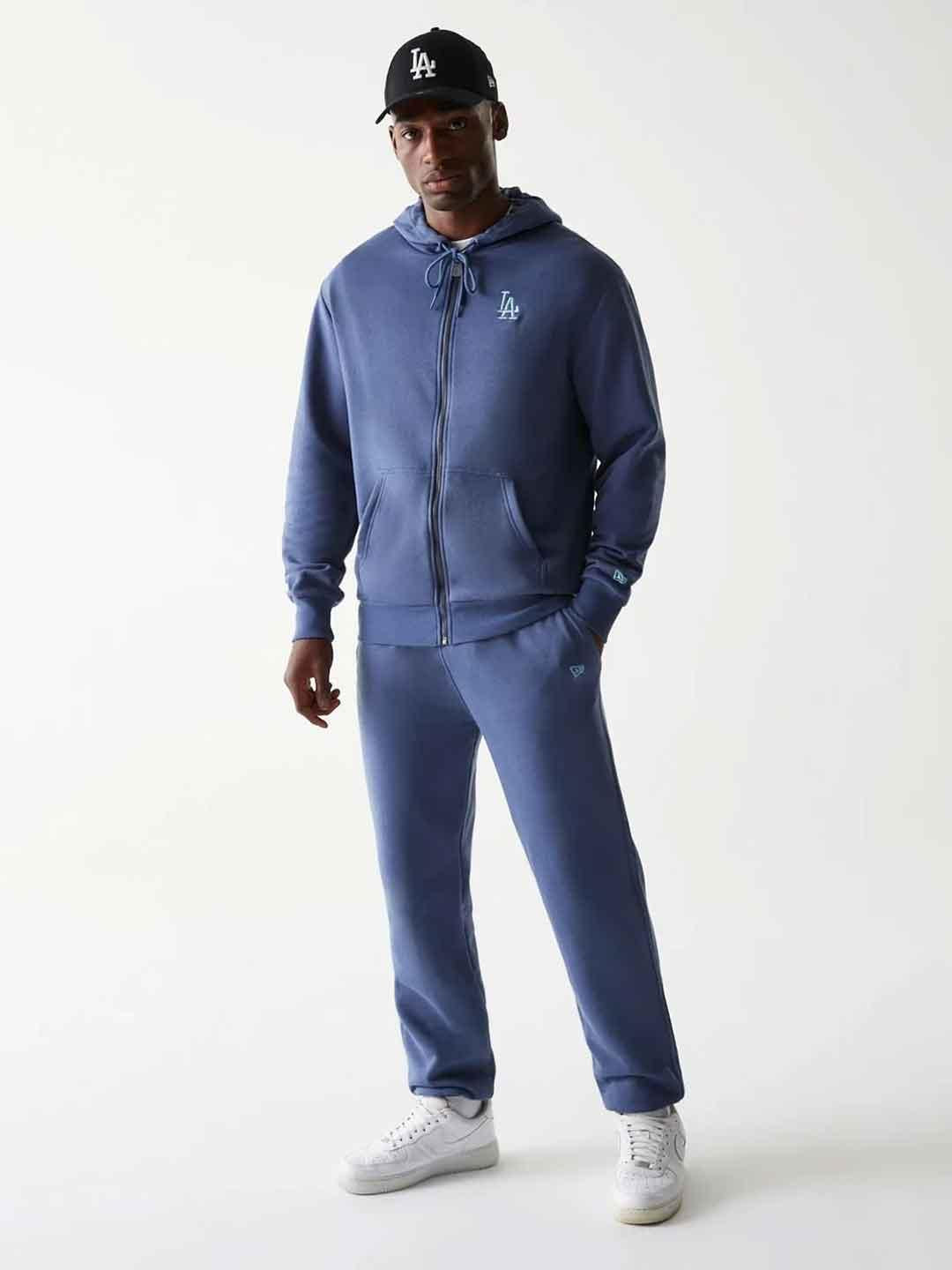 New Era pantalone blu LA con logo azzurro 60684465 BLU NEW ERA