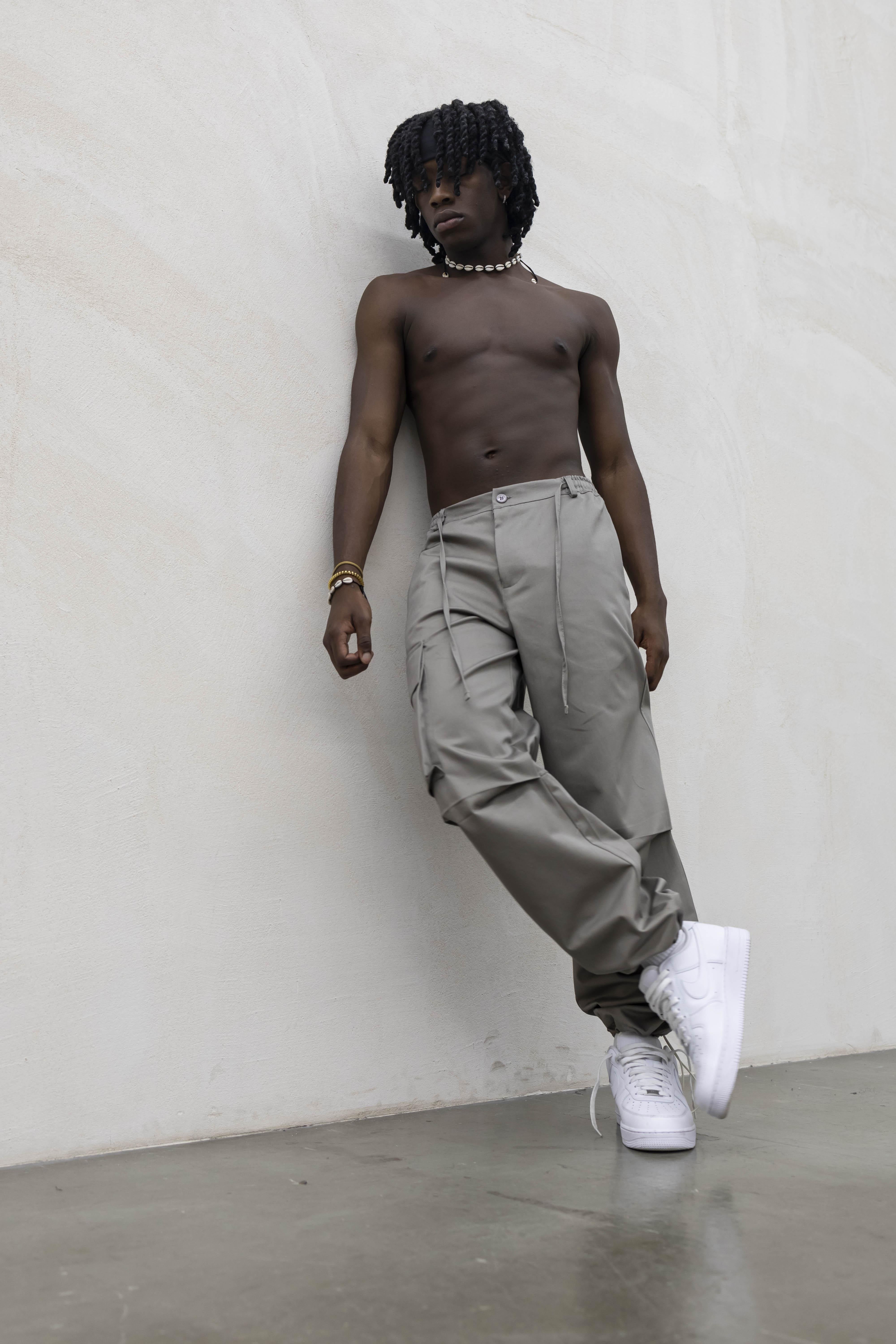 Present Day pantalone fango cargo PRS001 FANGO PRESENT DAY