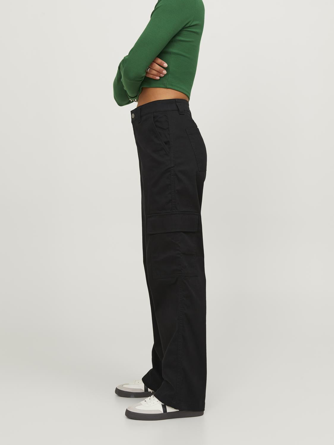 JJXX Kendal pantaloni nero cargo 12236946 NERO JJXX