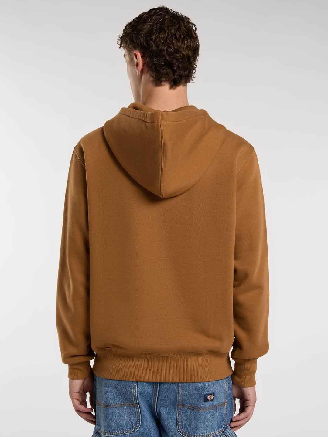 Dickies Summerdale felpa cuoio DK0A4Y6P0BD1 CUOIO DICKIES