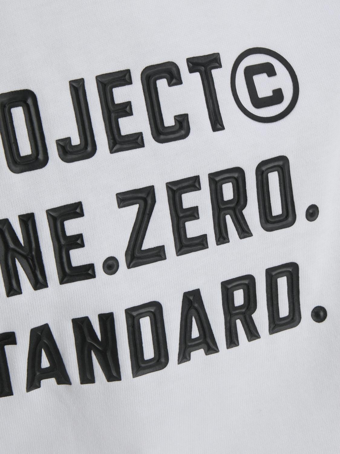 Jack & Jones t-shirt bianco con grafica sul retro 12273287 BIANCO JACK & JONES