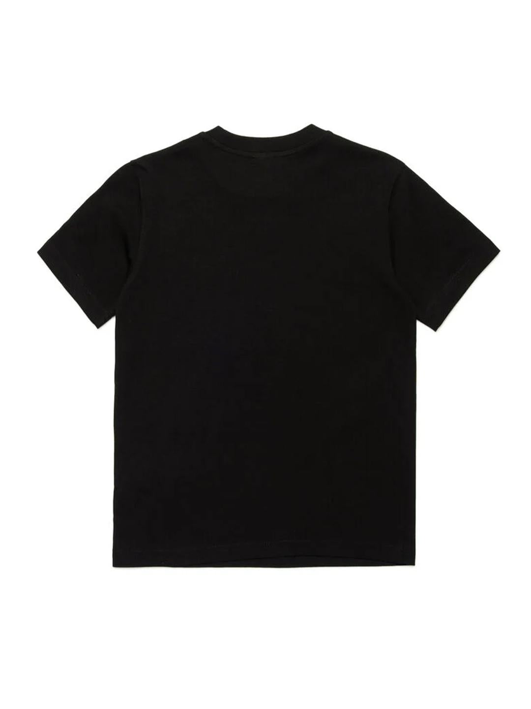 Diesel Tdiegord t-shirt nero con logo mini J02237 0GRAI NERO DIESEL