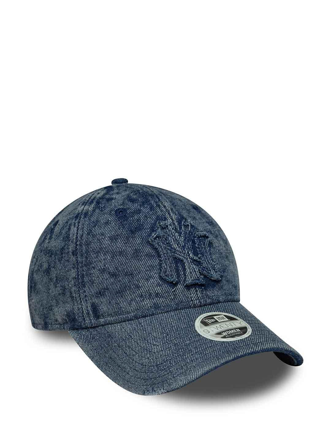 New Era 9TWENTY cappello blu in denim 60691320 BLU NEW ERA