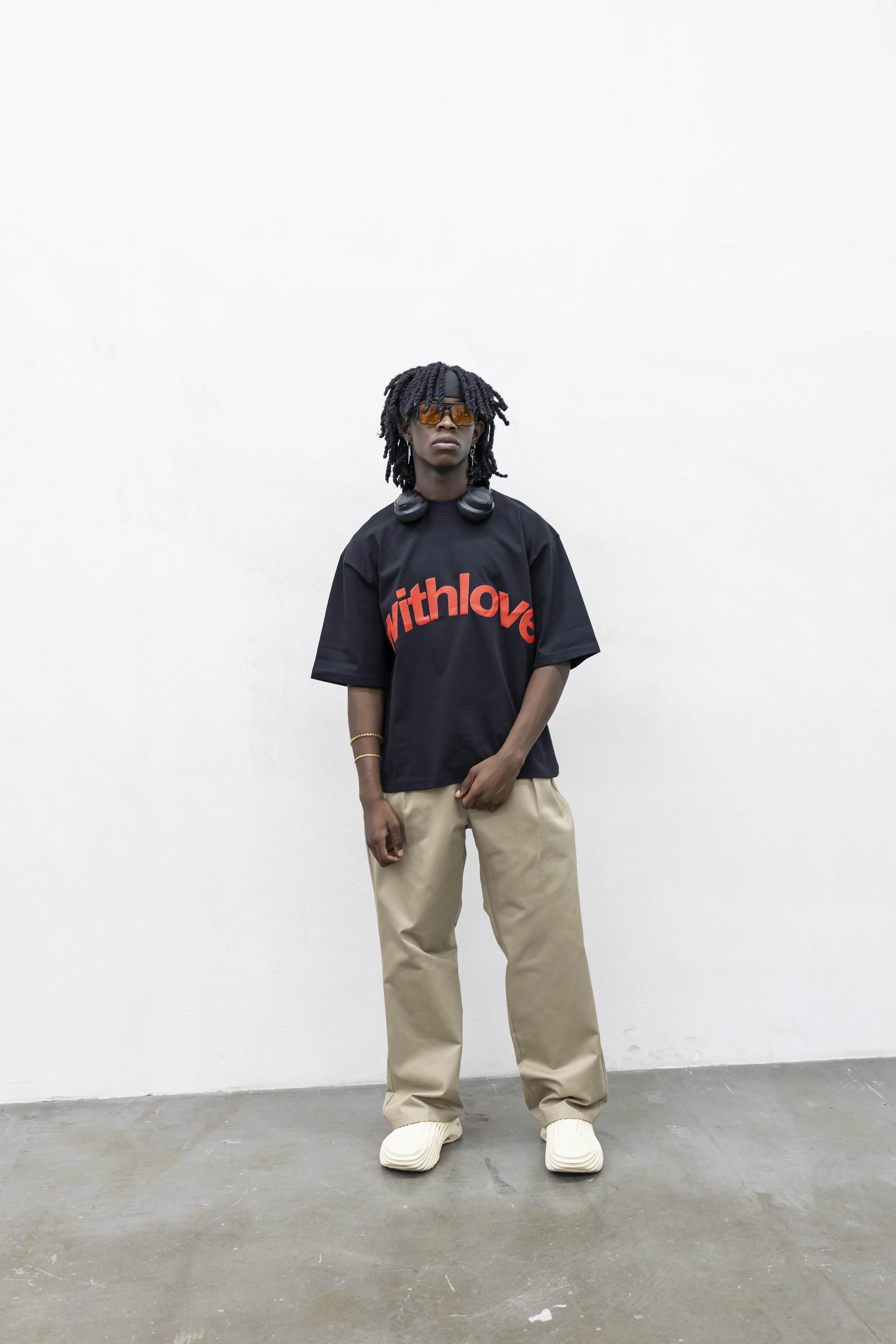 Present Day t-shirt nero Whit Love PRS051 NERO PRESENT DAY