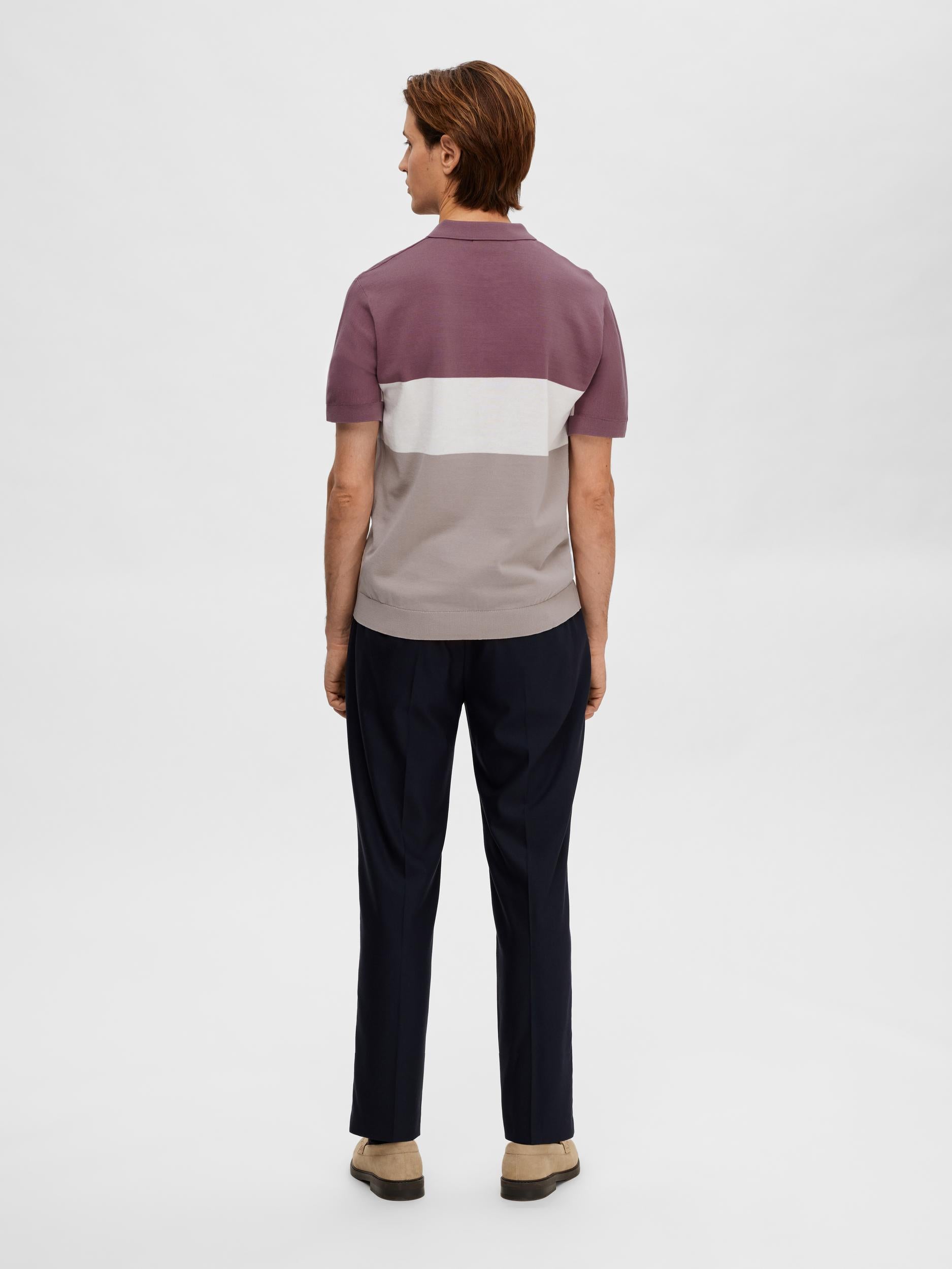 Selected polo wistful mauvre 16088615 AMARANTO SELECTED