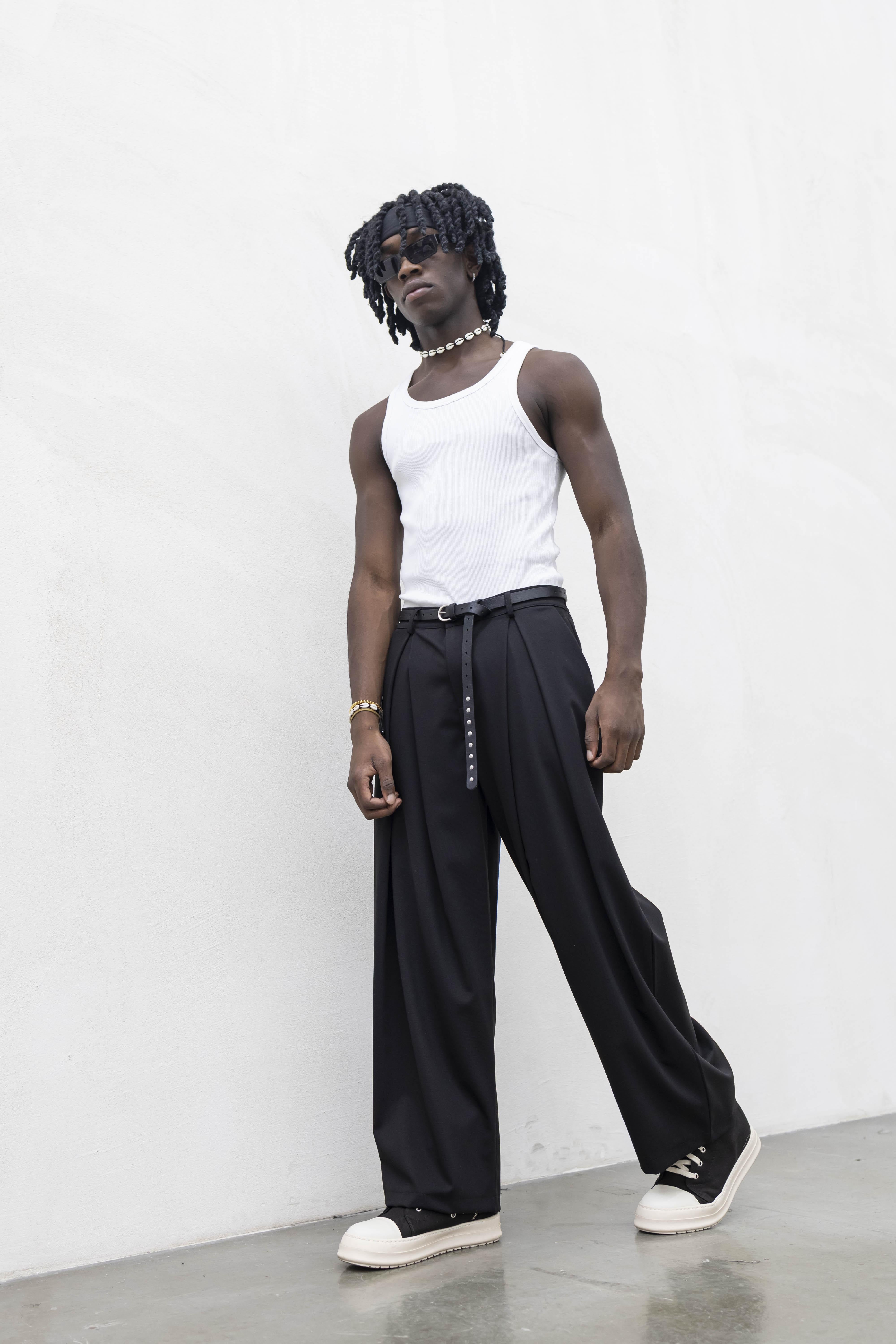 Tokyo pantaloni nero con super pences TKO005 NERO TOKYO