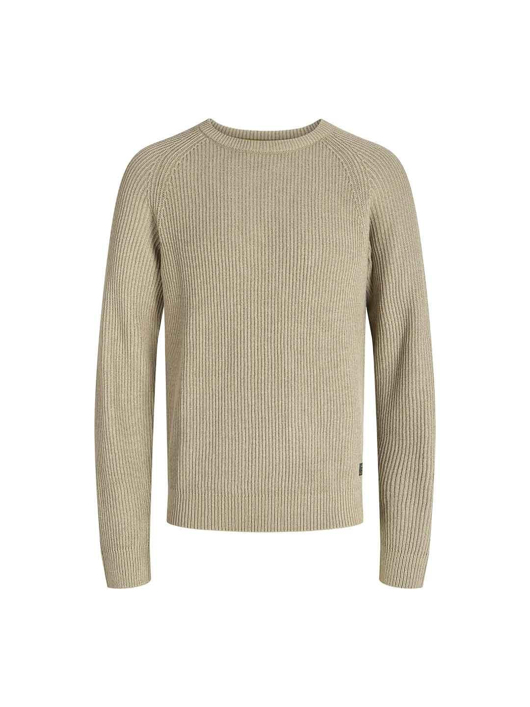 Jack & Jones maglione beige 12278916 BEIGE JACK & JONES