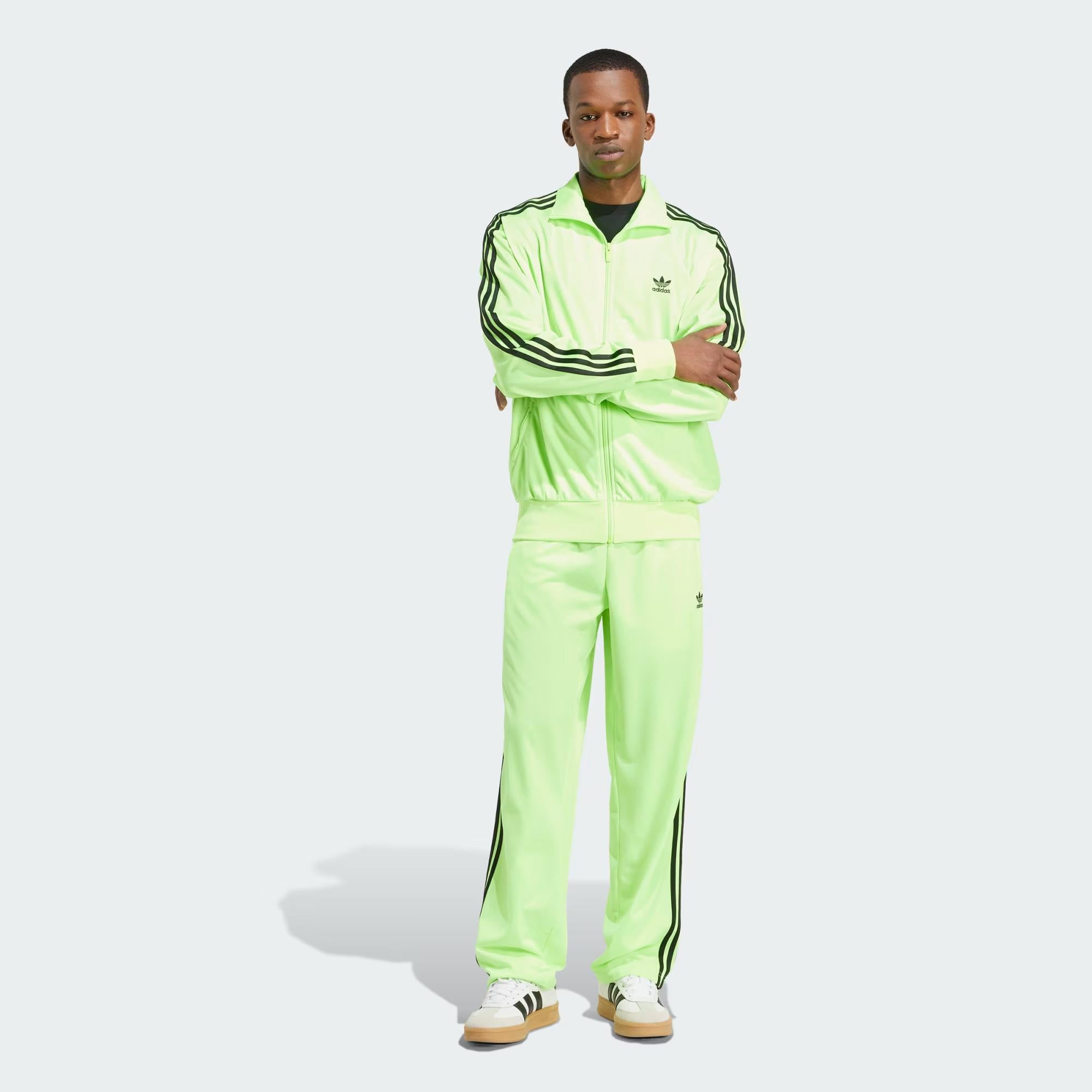 Adidas pantaloni verde fondo con zip KB3678 VERDE ADIDAS