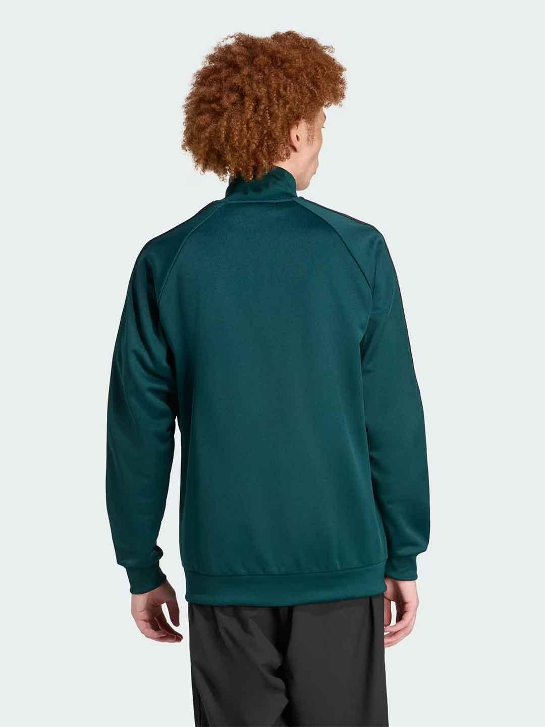 Adidas felpa verde con logo nero JX1487 VERDE ADIDAS