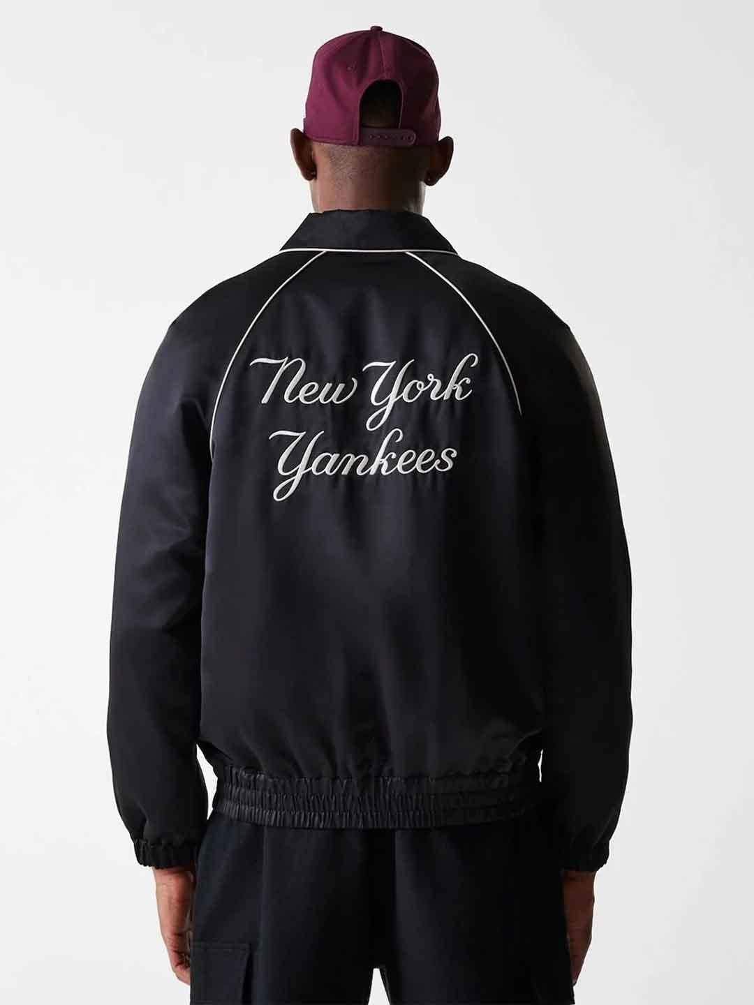 New Era giubbino nero NY con logo bianco 60684314 NERO NEW ERA